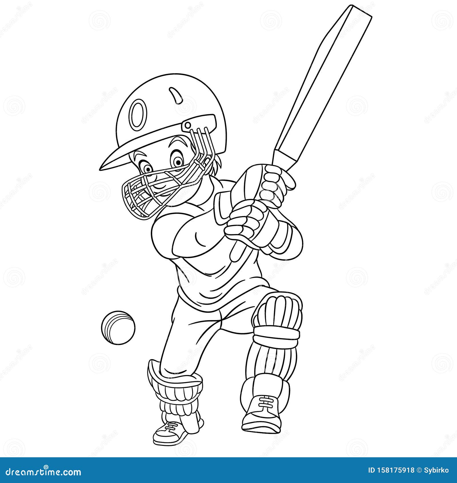 How to draw a Cricket Player Easy  YouTube