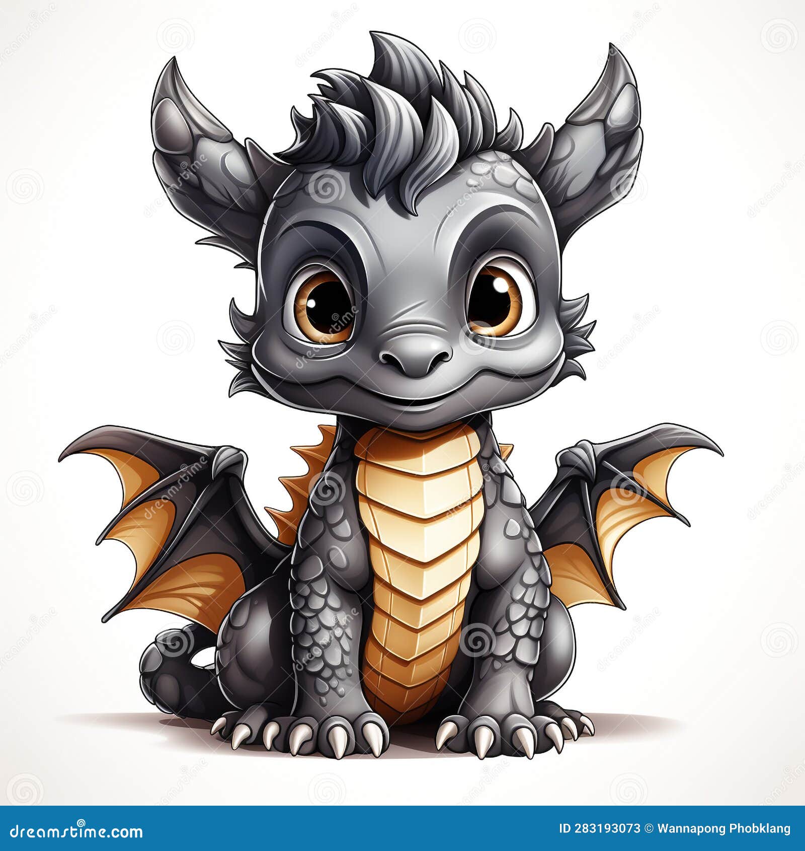 Coloring Page of a Cute Dragon Sparking Children S Imagination with ...