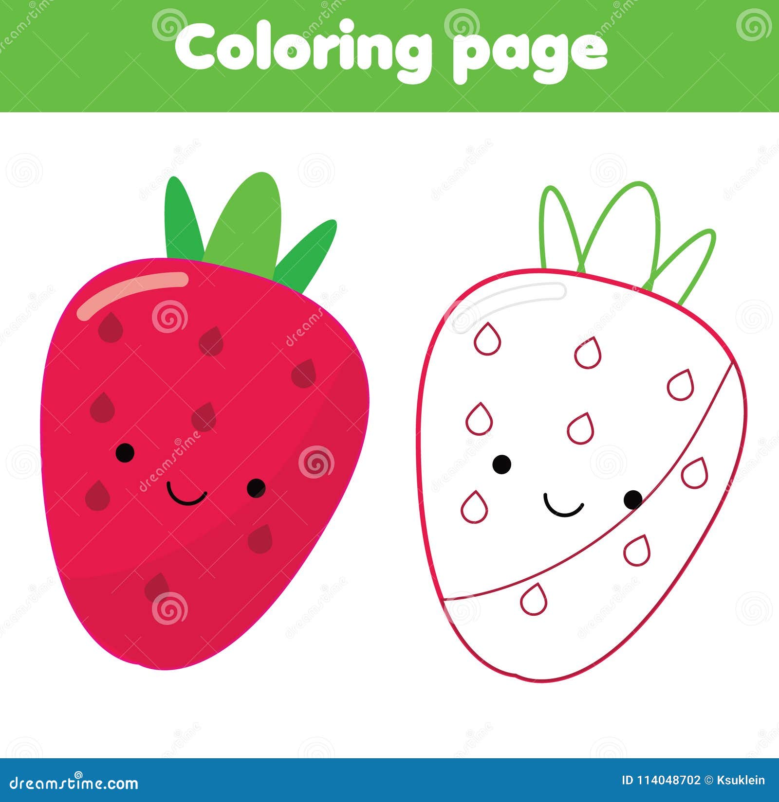 Cute Strawberry - Drawing Skill