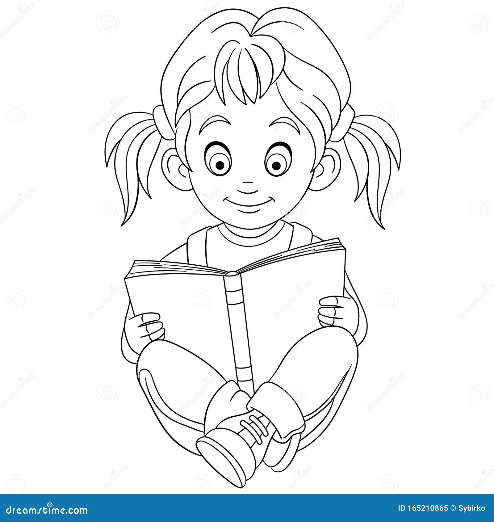 reading coloring pages