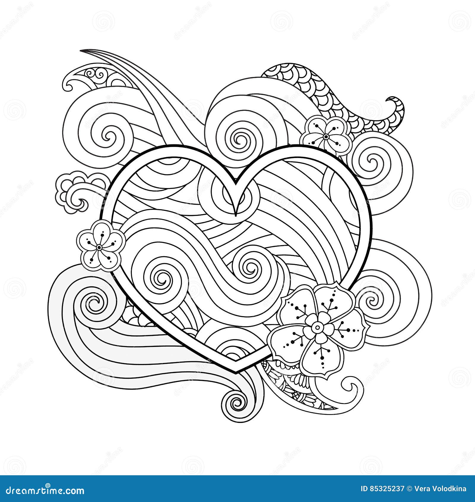 valentines abstract coloring pages - photo #18