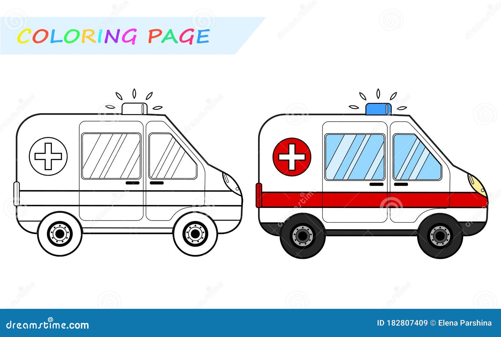 Coloring Pages Ambulance