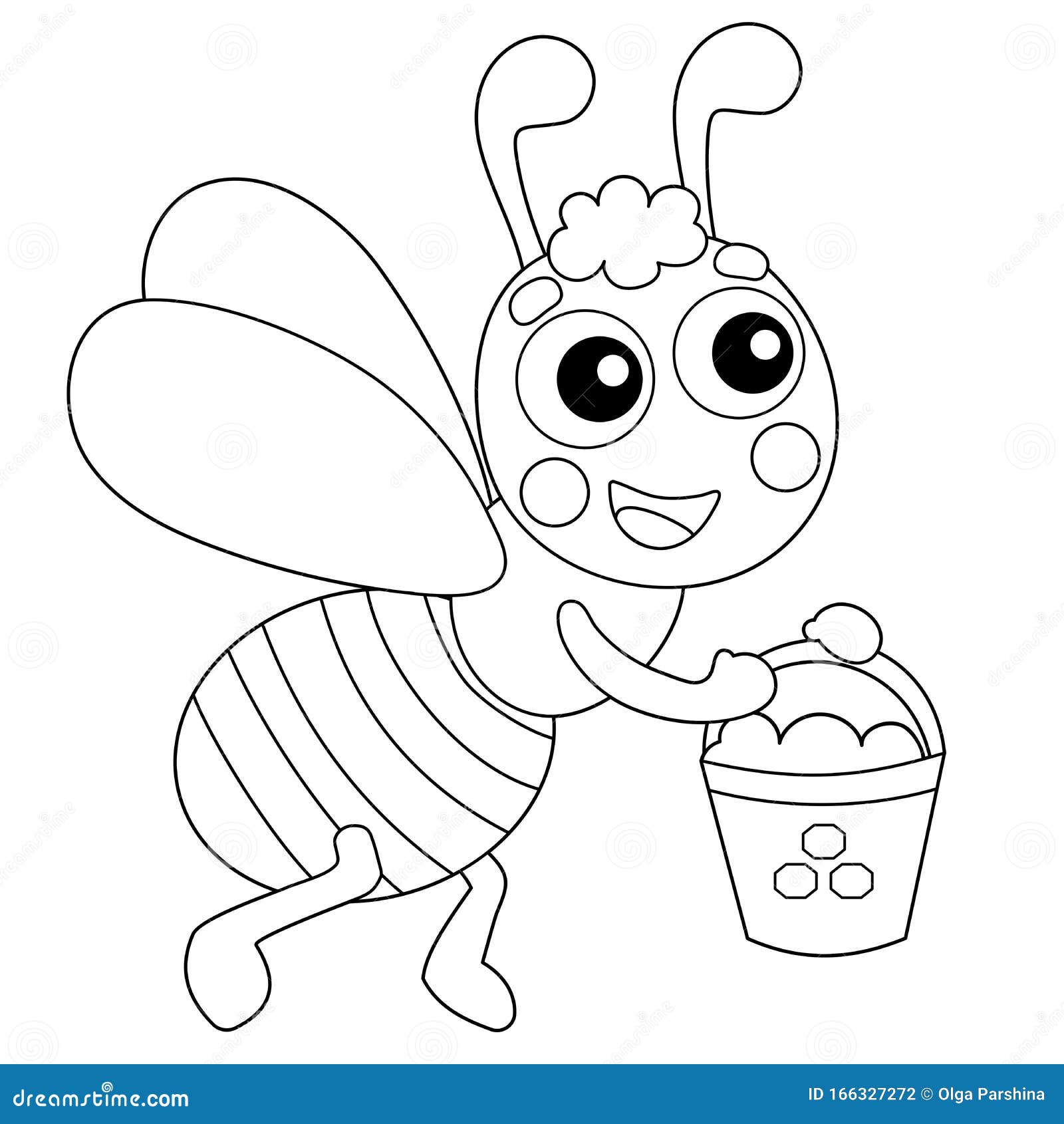 Cartoon Honey Bee Coloring Page Free Printable Coloring Pages Porn Sex Picture 
