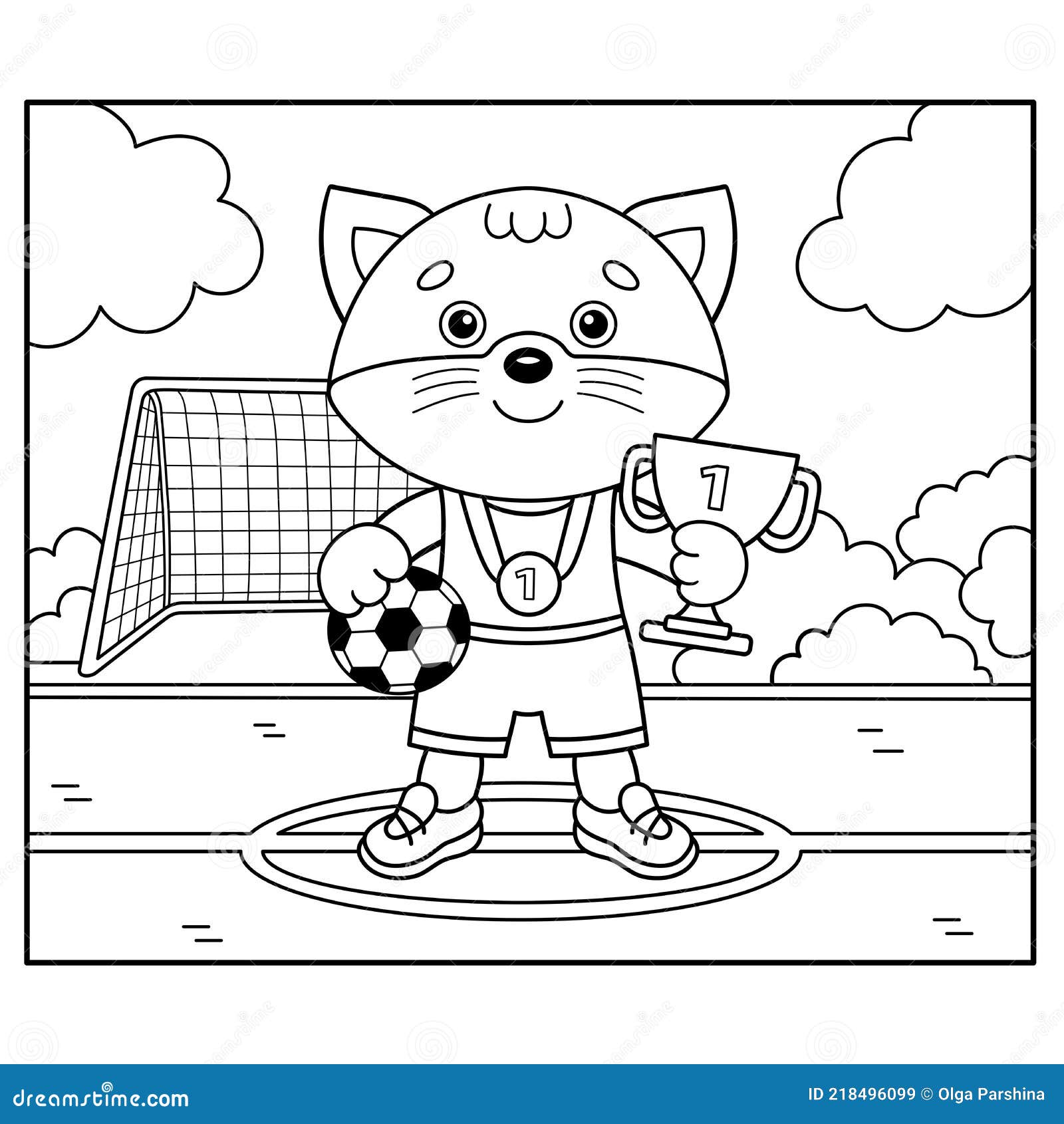 Cartoon Coloring Football Stock Illustrations – 657 Cartoon Coloring  Football Stock Illustrations, Vectors & Clipart - Dreamstime