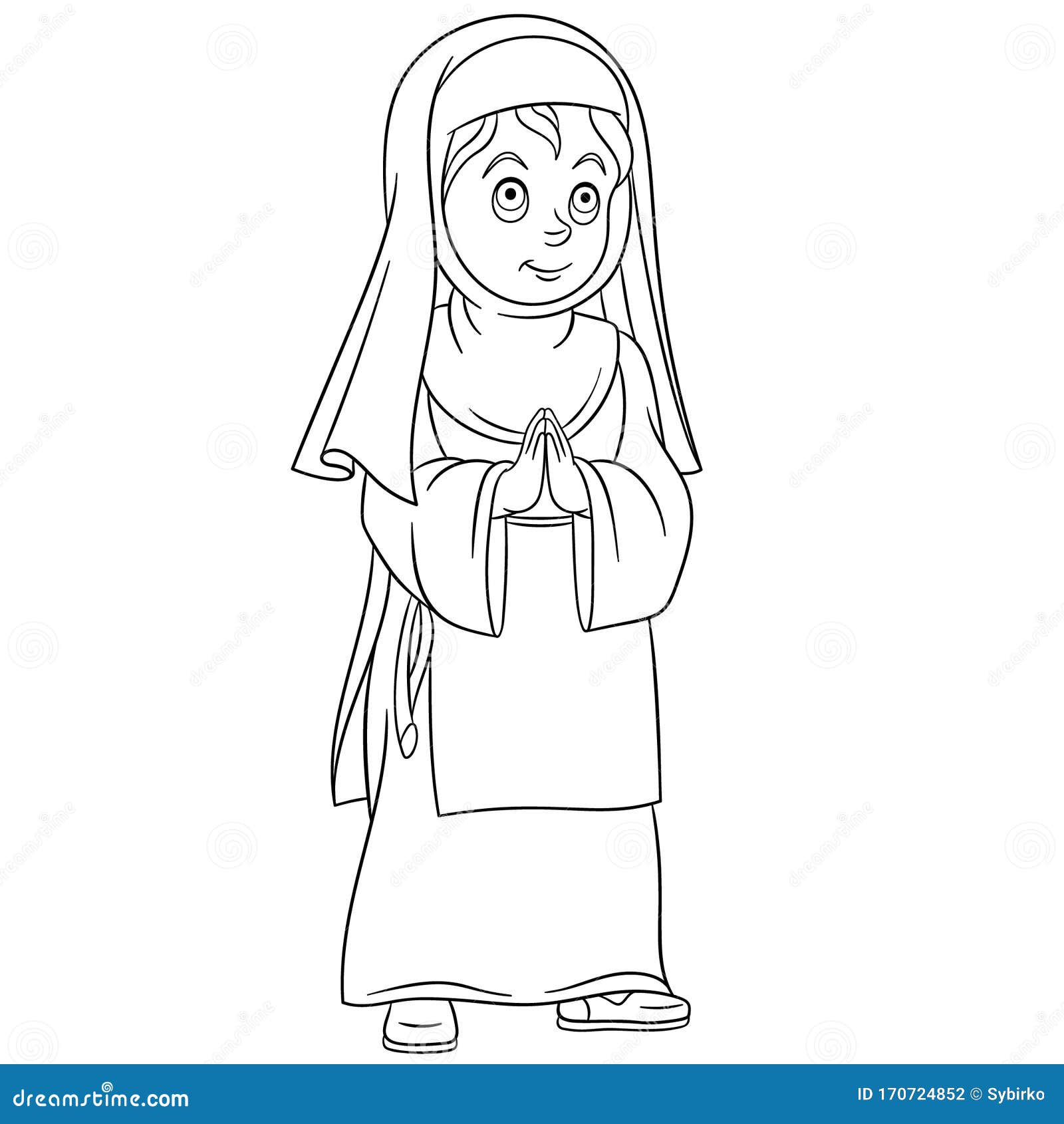 Cartoon Girl Praying Stock Illustrations – 1,386 Cartoon Girl Praying Stock  Illustrations, Vectors & Clipart - Dreamstime