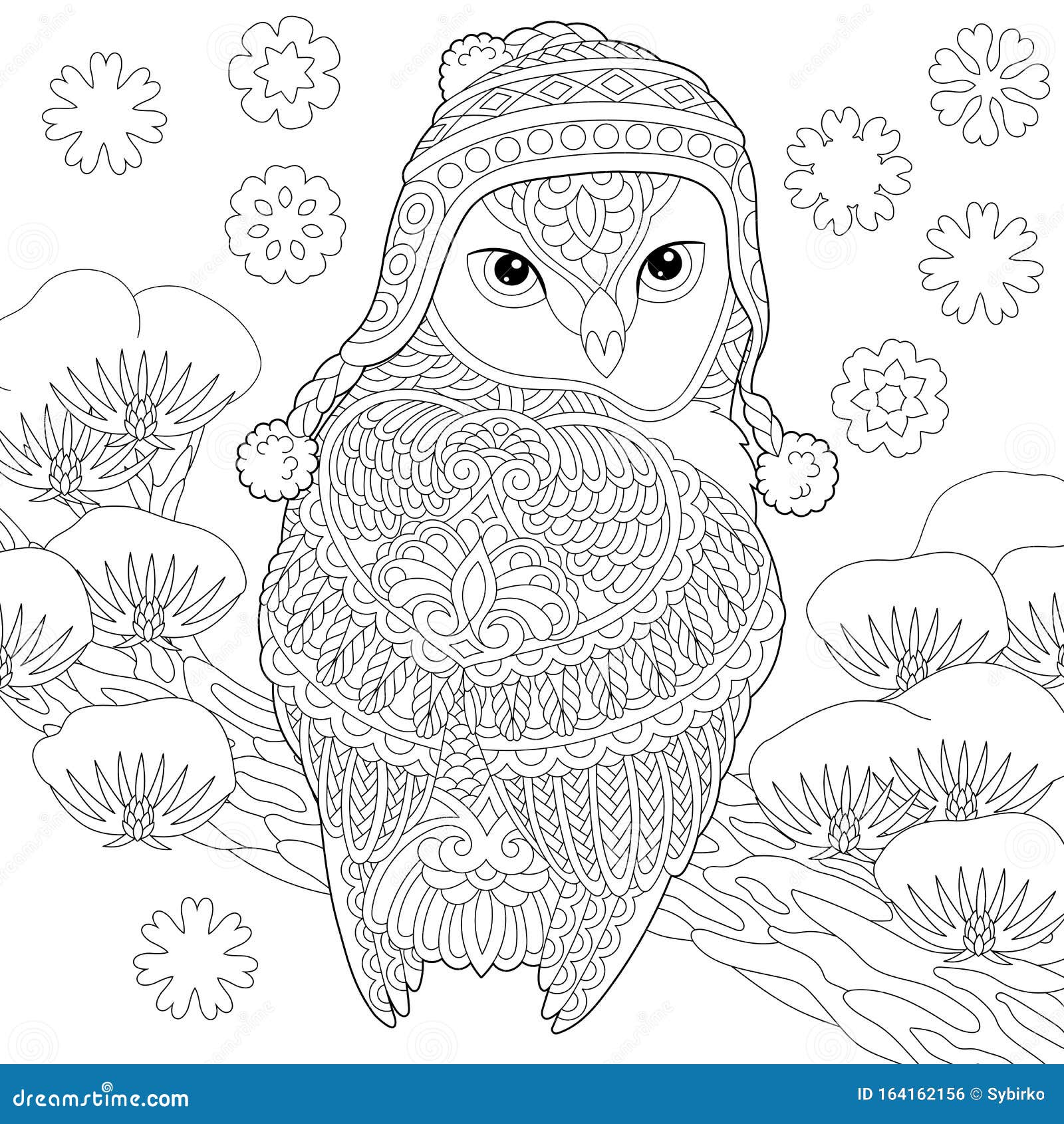 free printable adult coloring pages owl