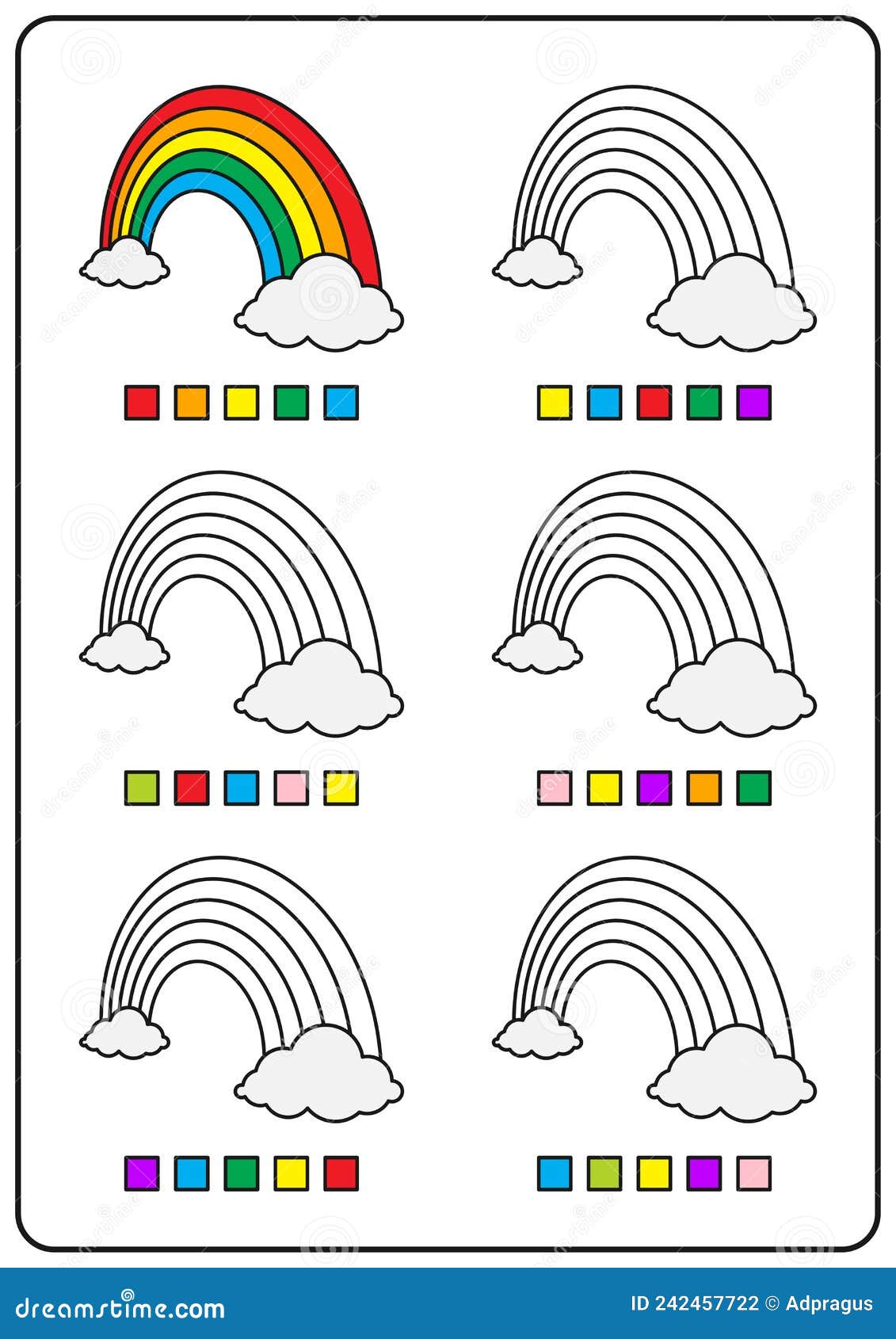 Instructional Coloring Pages, Educational Games for Kids, Preschool