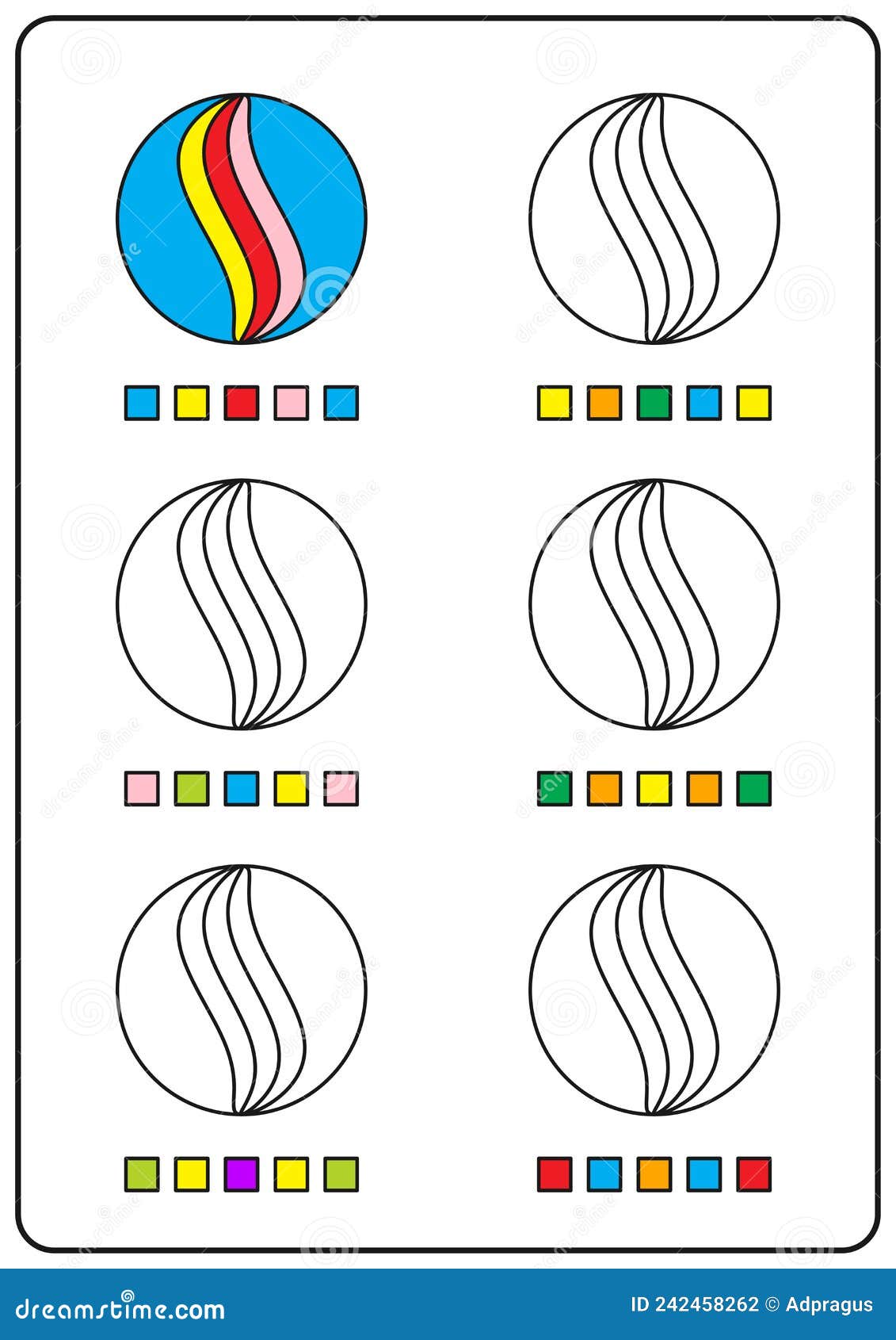 Instructional Coloring Pages, Educational Games for Kids, Preschool