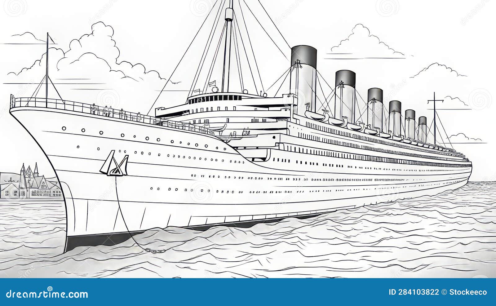 Titanic 1912  Oceanliner Designs  Illustration