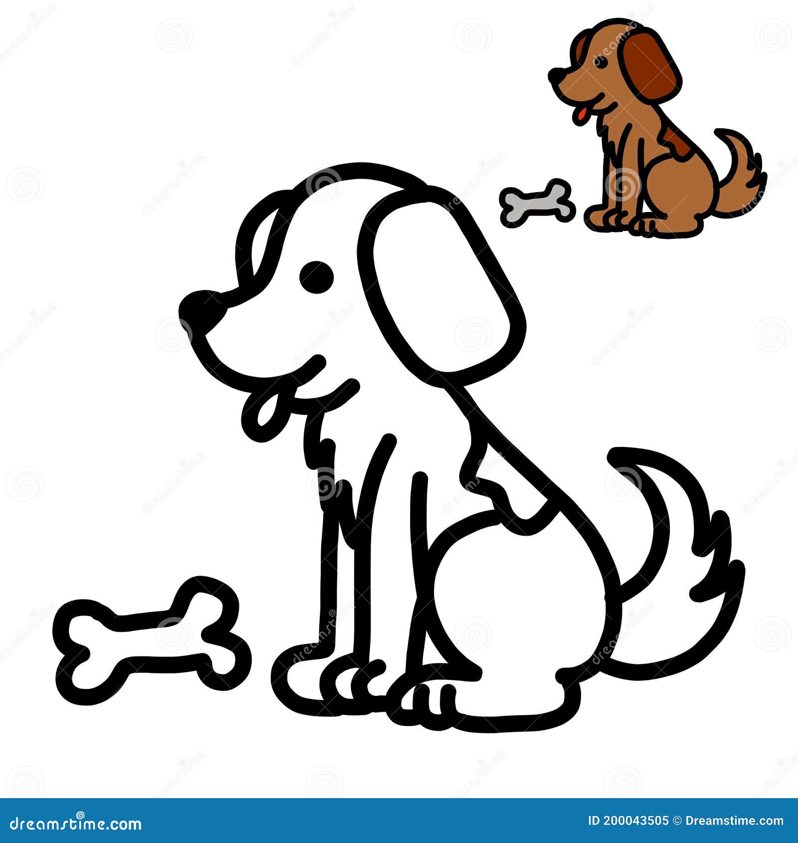 Dog Sketchbook for Kids ages 4-8 Blank Paper for Drawing.