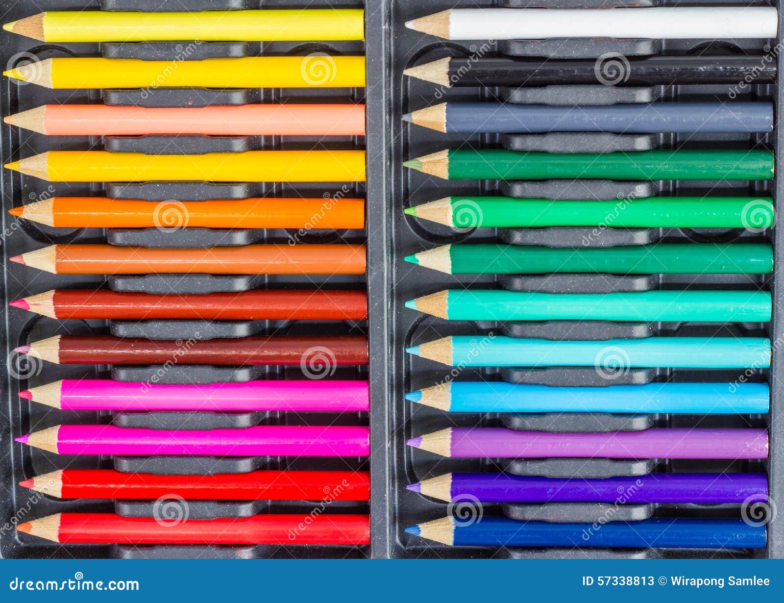 Coloring pencil set stock image. Image of pencil, equipment - 57338813