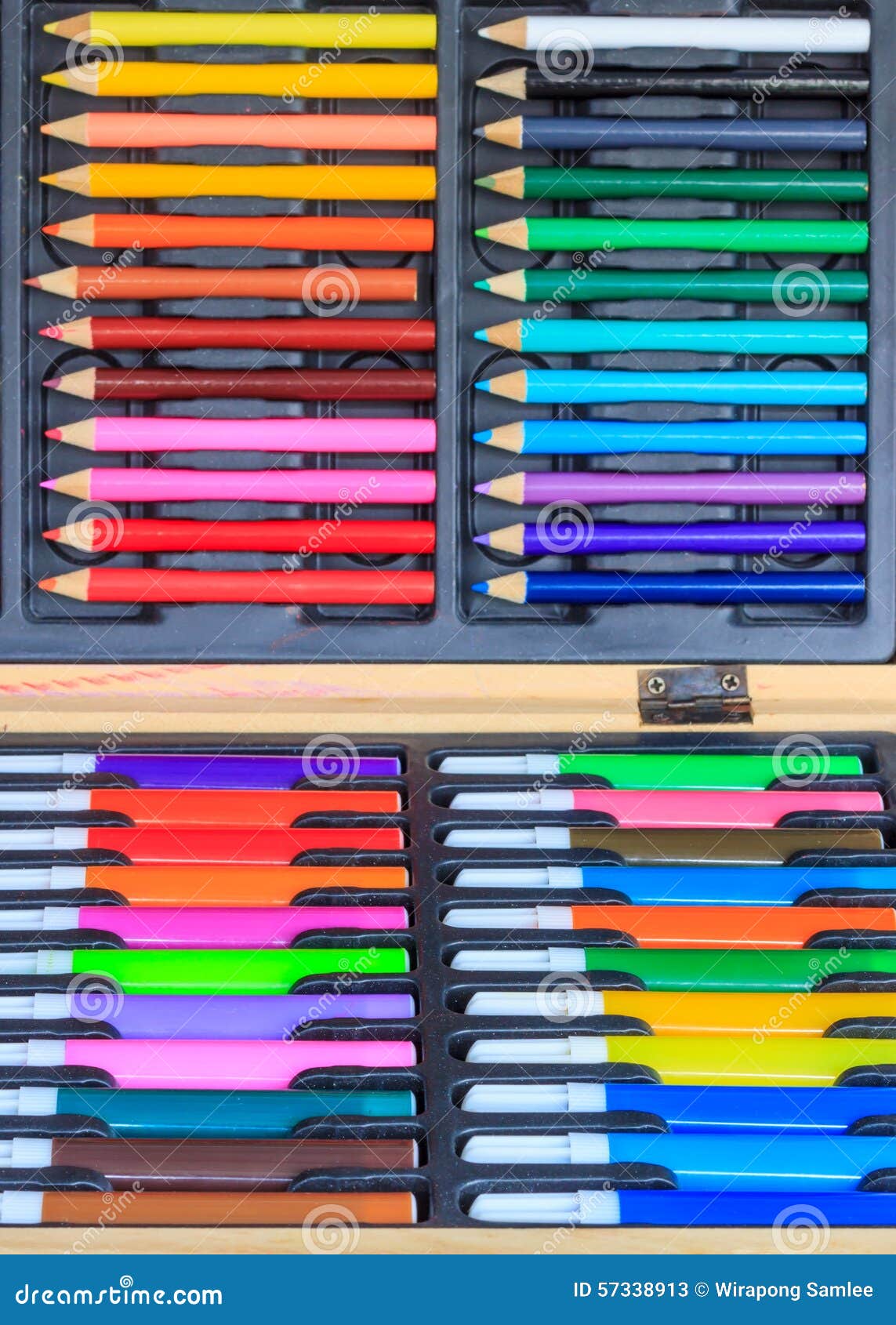 Coloring pencil set stock image. Image of color, arrangement 57338913
