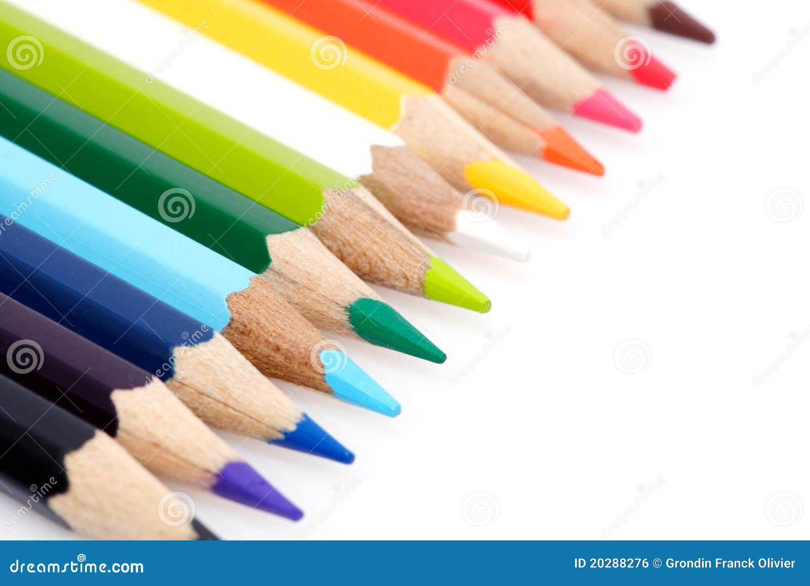 Coloring pencils stock photo. Image of coloured, closeup - 20288276