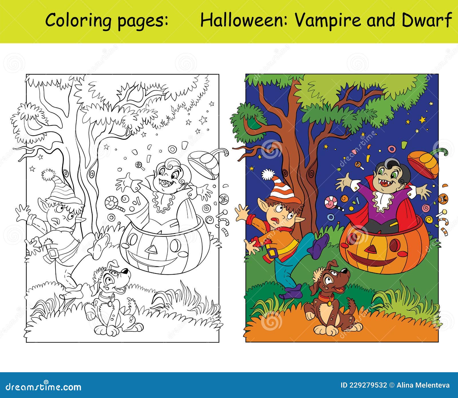 Desenho de Disfarce de vampiro do Halloween para Colorir - Colorir.com