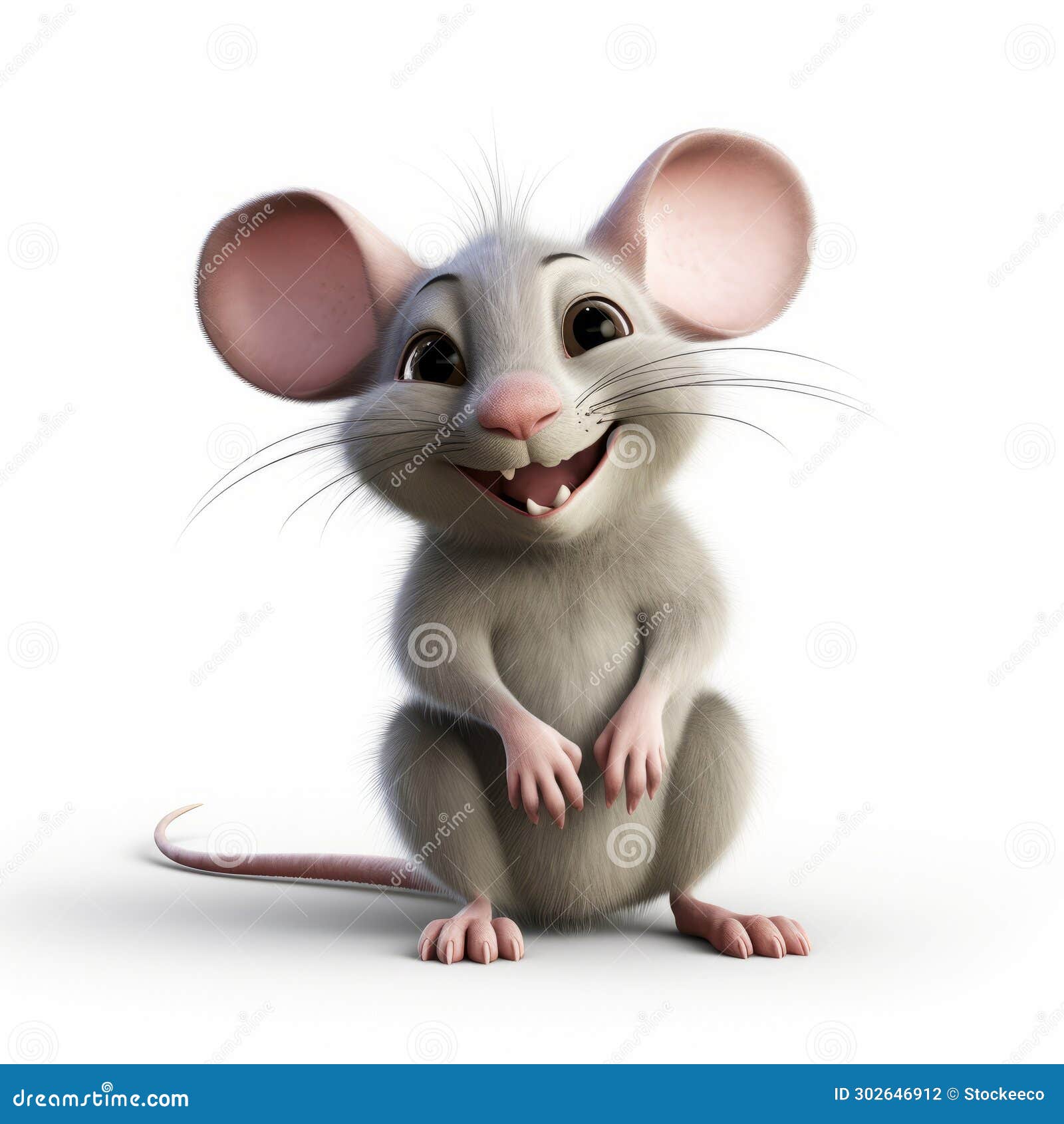 Colorized Darkly Comedic Rat: A Unique Dr. Seuss Inspired Photo