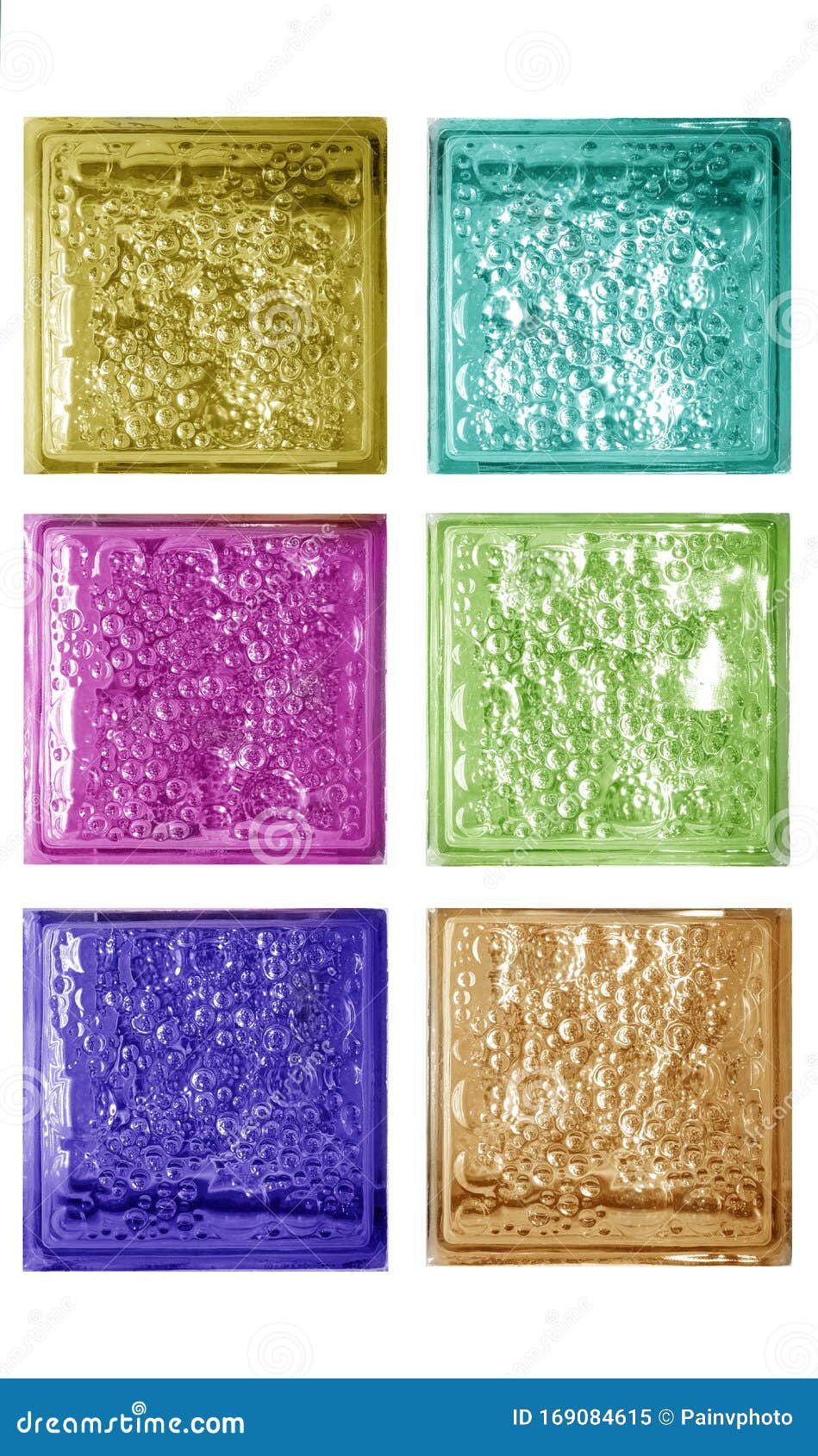 Colors Glass Block Wall Panel Stock Image Image of bathroom, blue