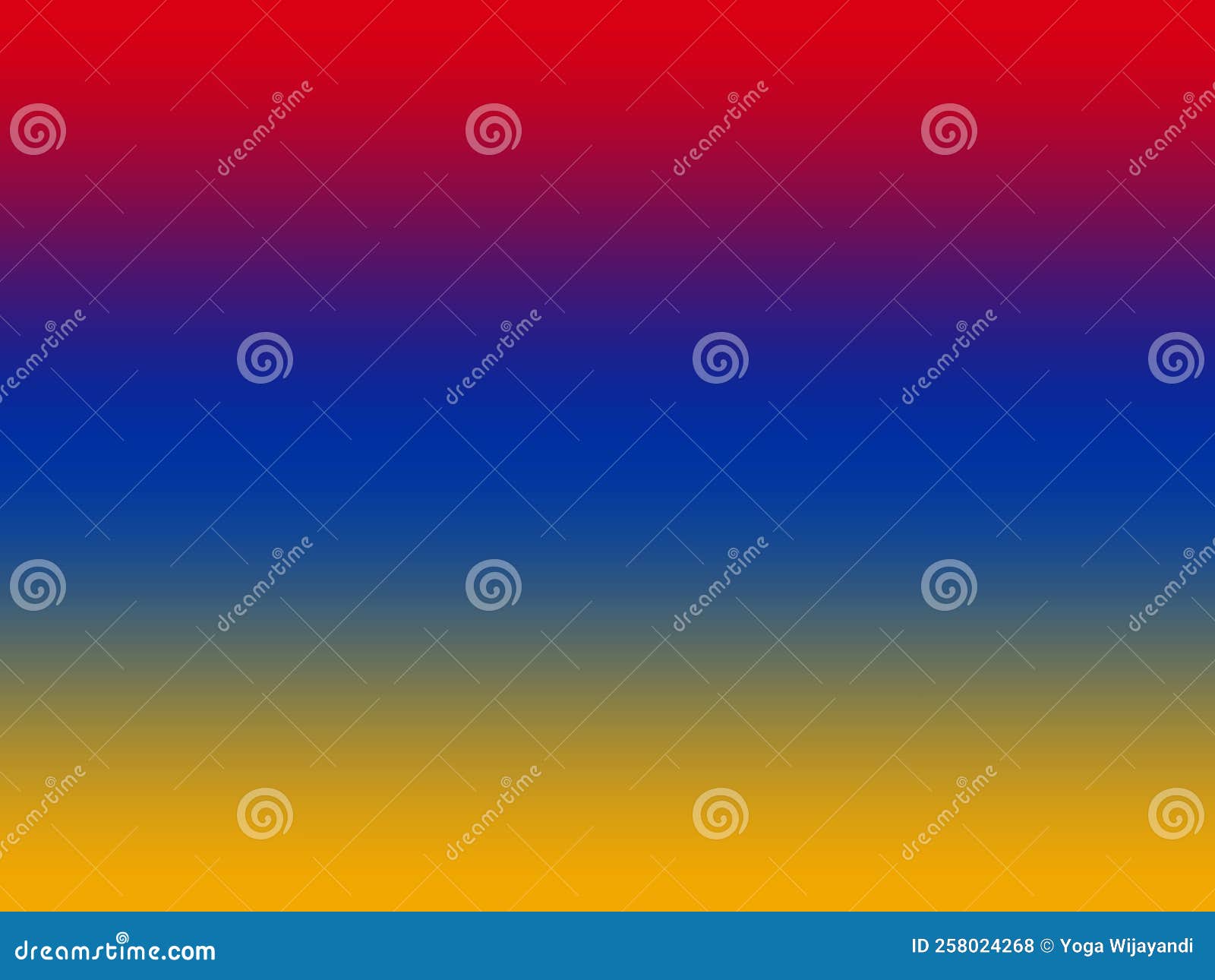 3 Colors Gradient Illustration. Red, Blue, Yellow Gradient Background Stock Illustration
