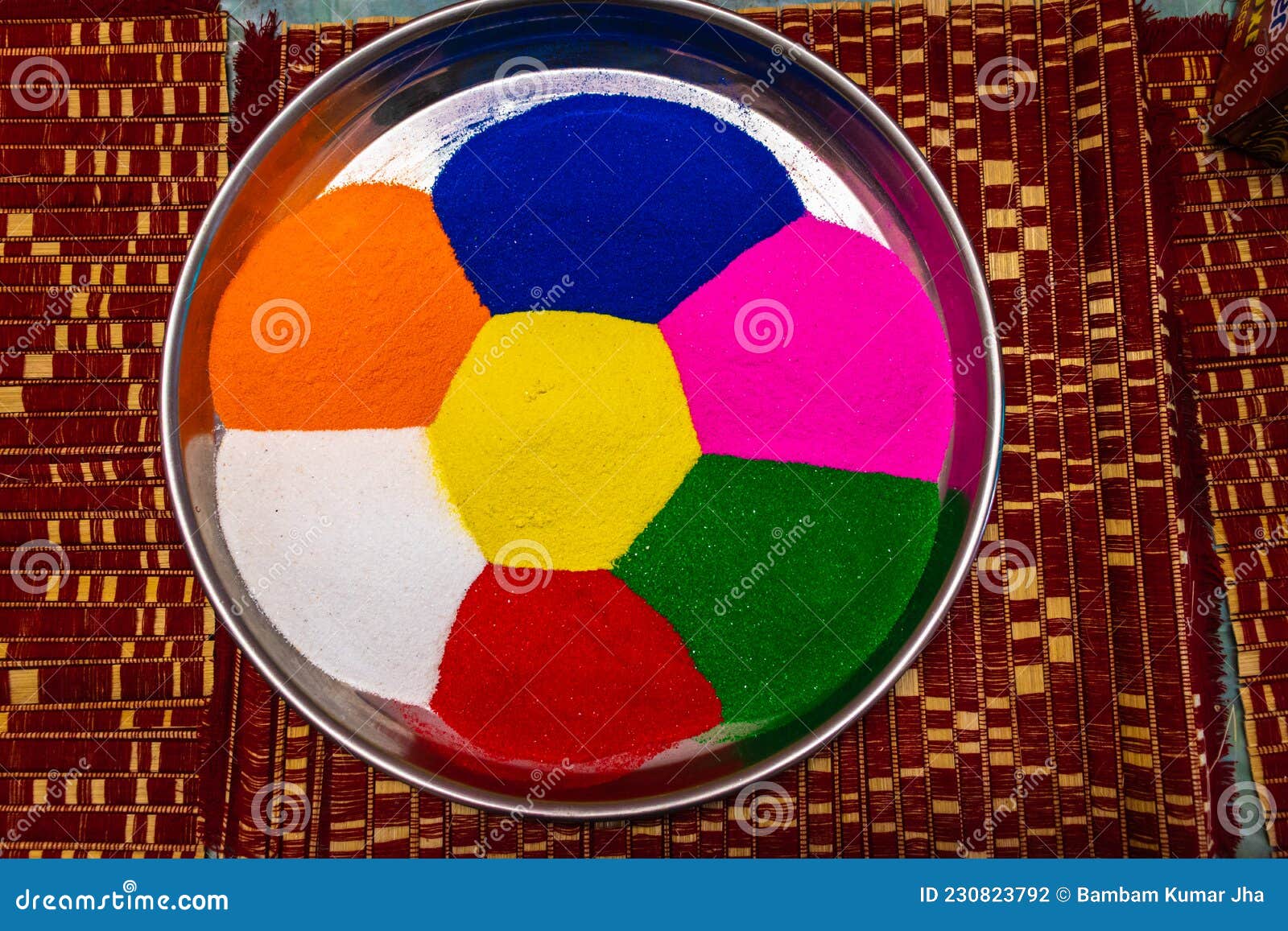 Diwali Rangoli Colors stock image. Image of religion - 21722951