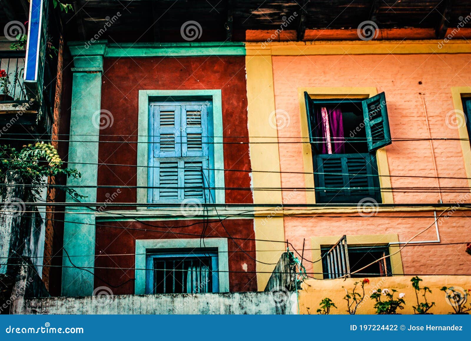 Colors of Nepal stock photo. Image of houses, asian 197224422