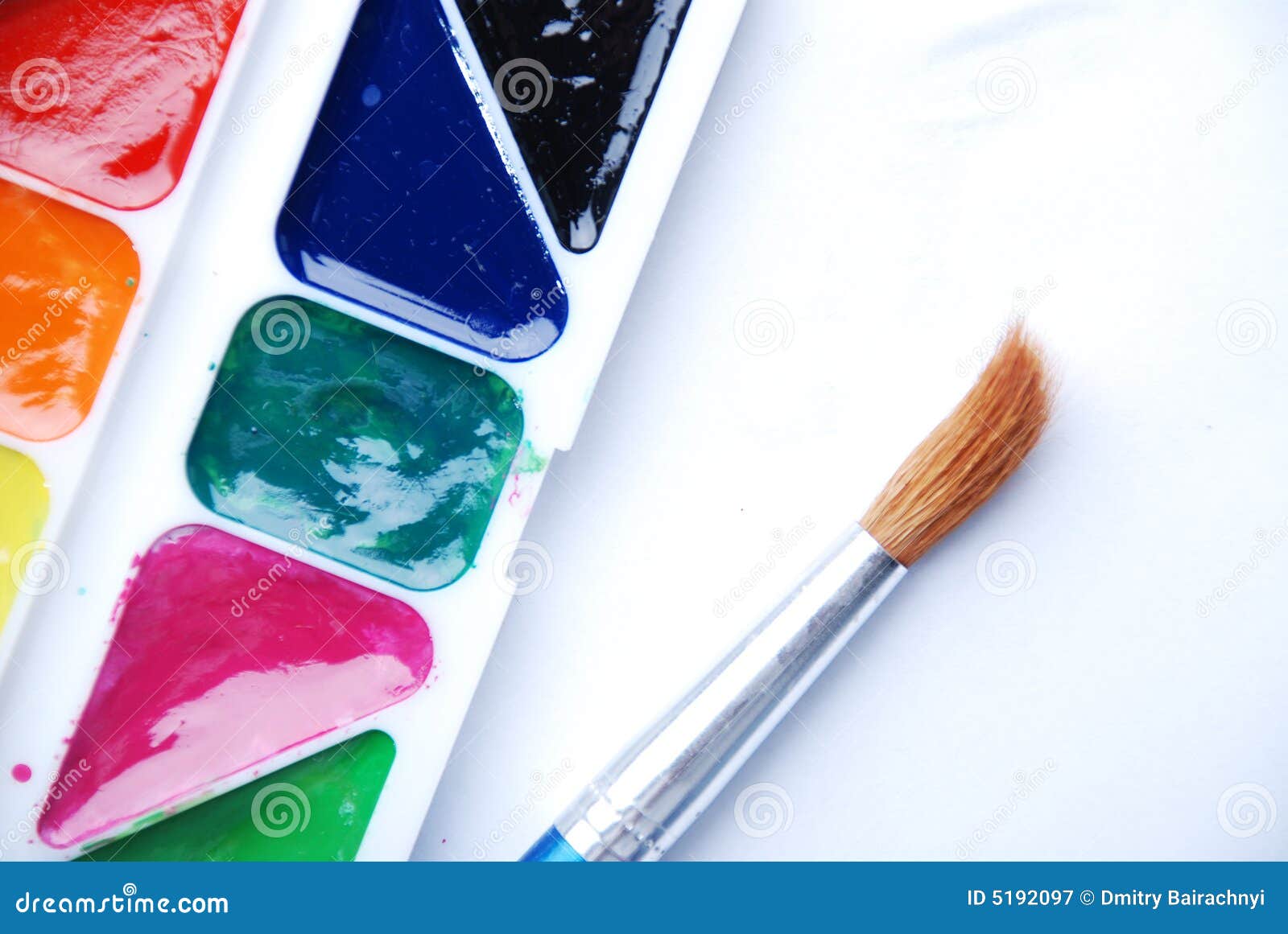 Colors paints stock image. Image of green, colors, assorted - 5192097
