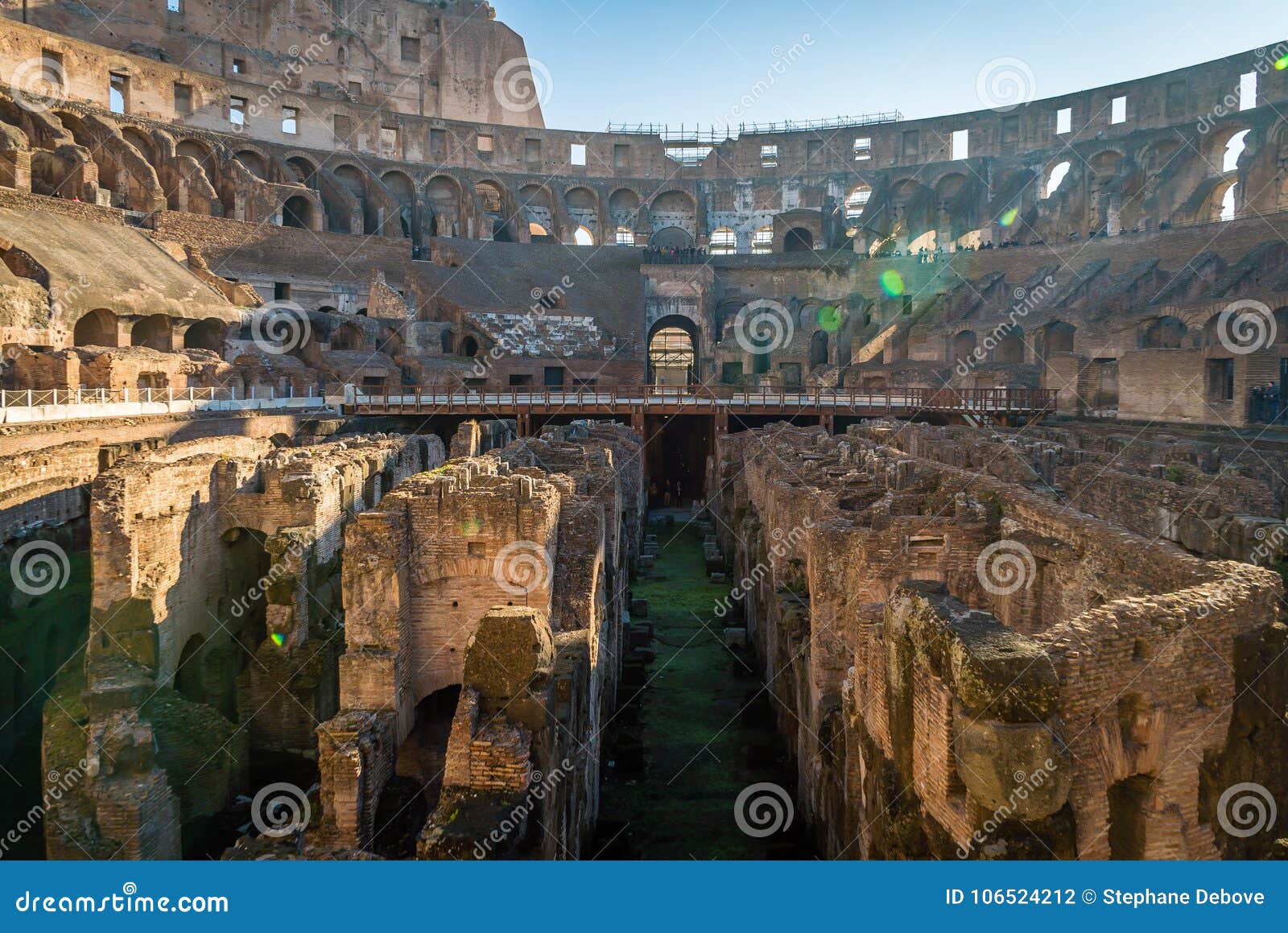 Colosseum Foundations in Rome Editorial Photography - Image of italy ...