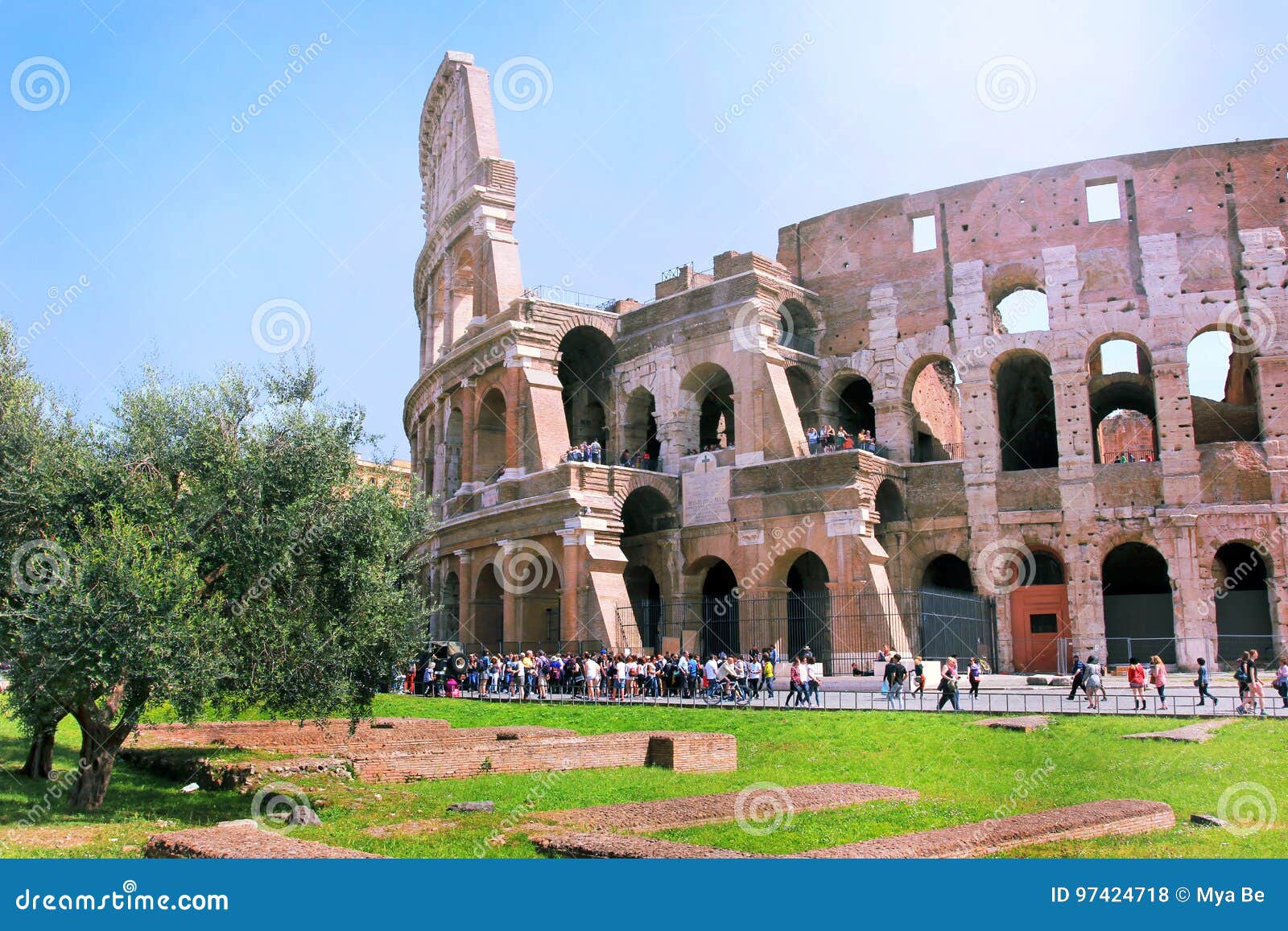 Colosseum στη Ρώμη, Ιταλία, κινητό ύφος