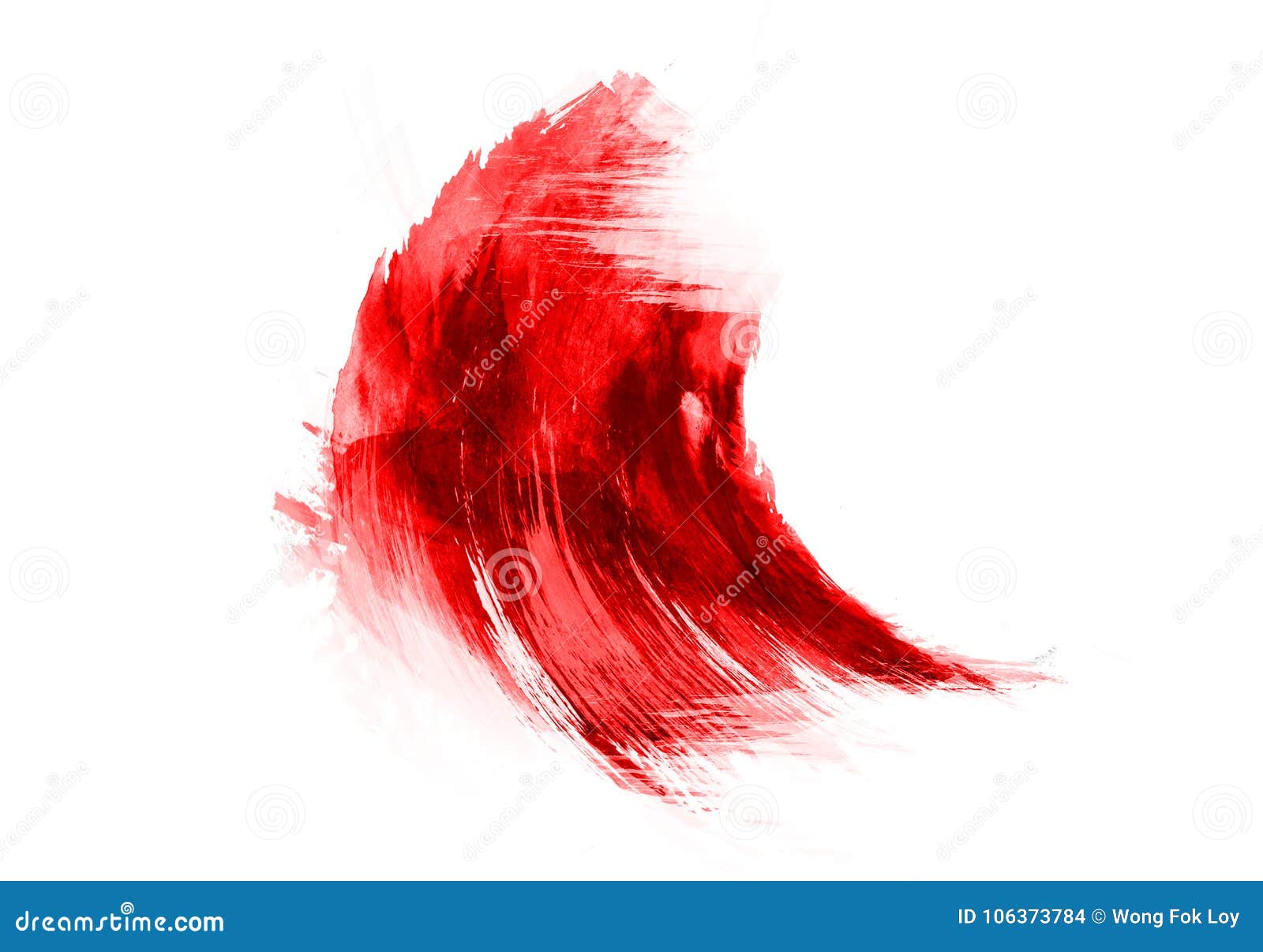 Colour Brush Strokes Graphic Design Effect Texture Stock Photo Image