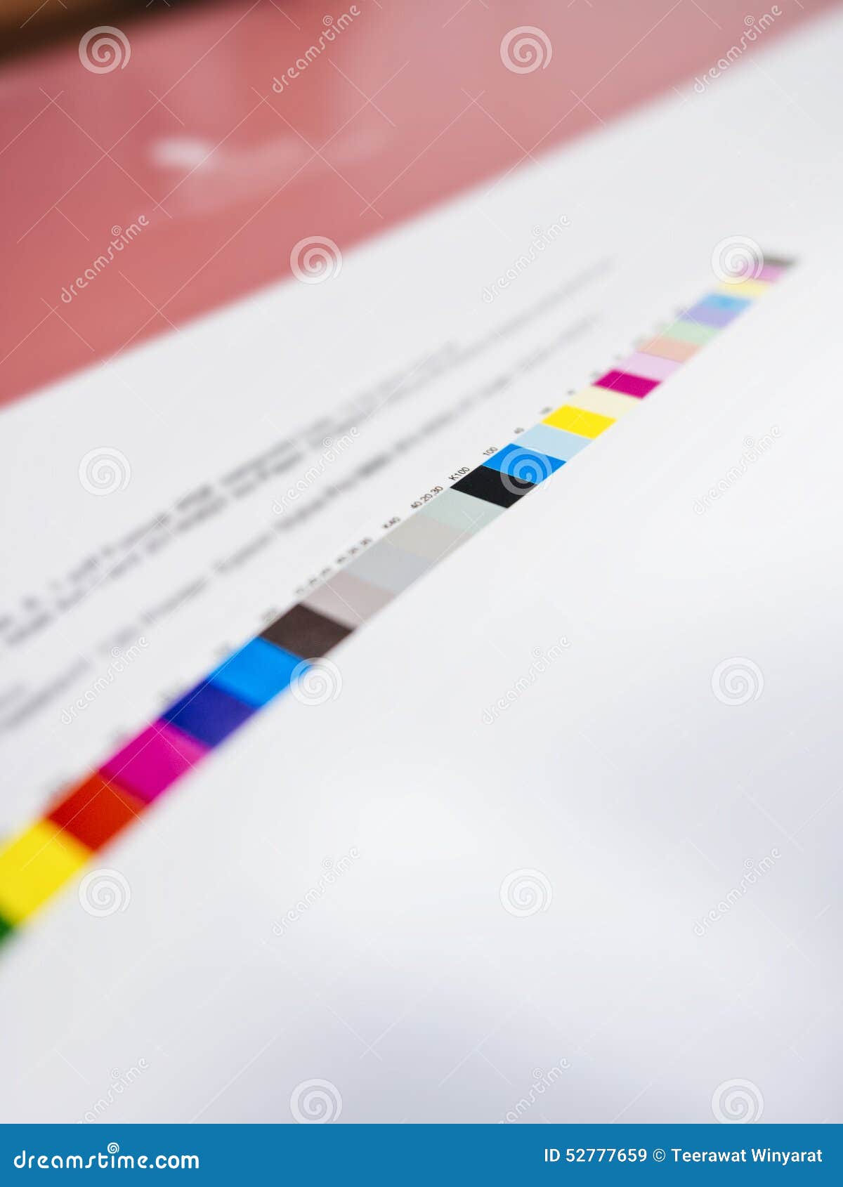 Printing Colour Chart