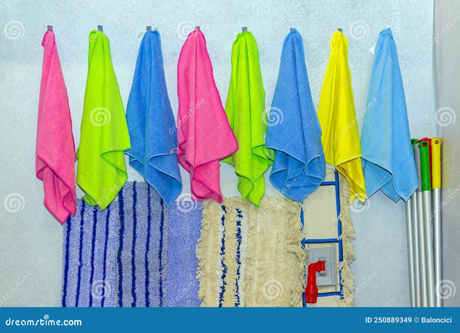 Microfiber Cloths Cleaning Equipment Stock Image Image of equipment