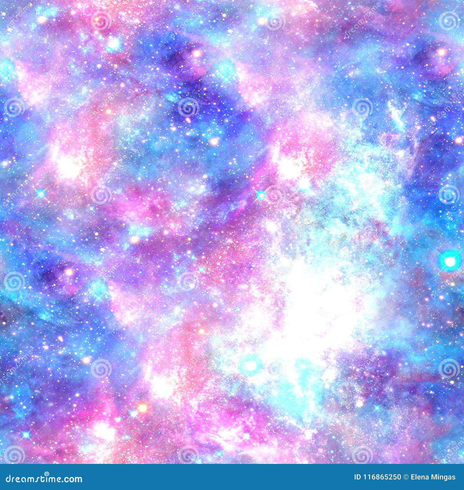 Colour Explosion Galaxy Cosmos Print Stock Illustration Illustration Of Purple Effect 116865250
