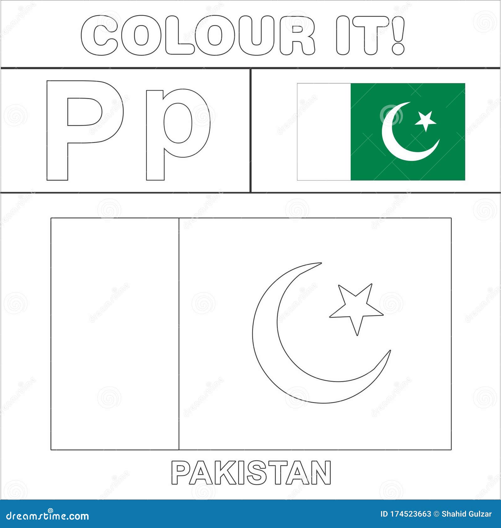 how to draw pakistan flag｜Carian TikTok