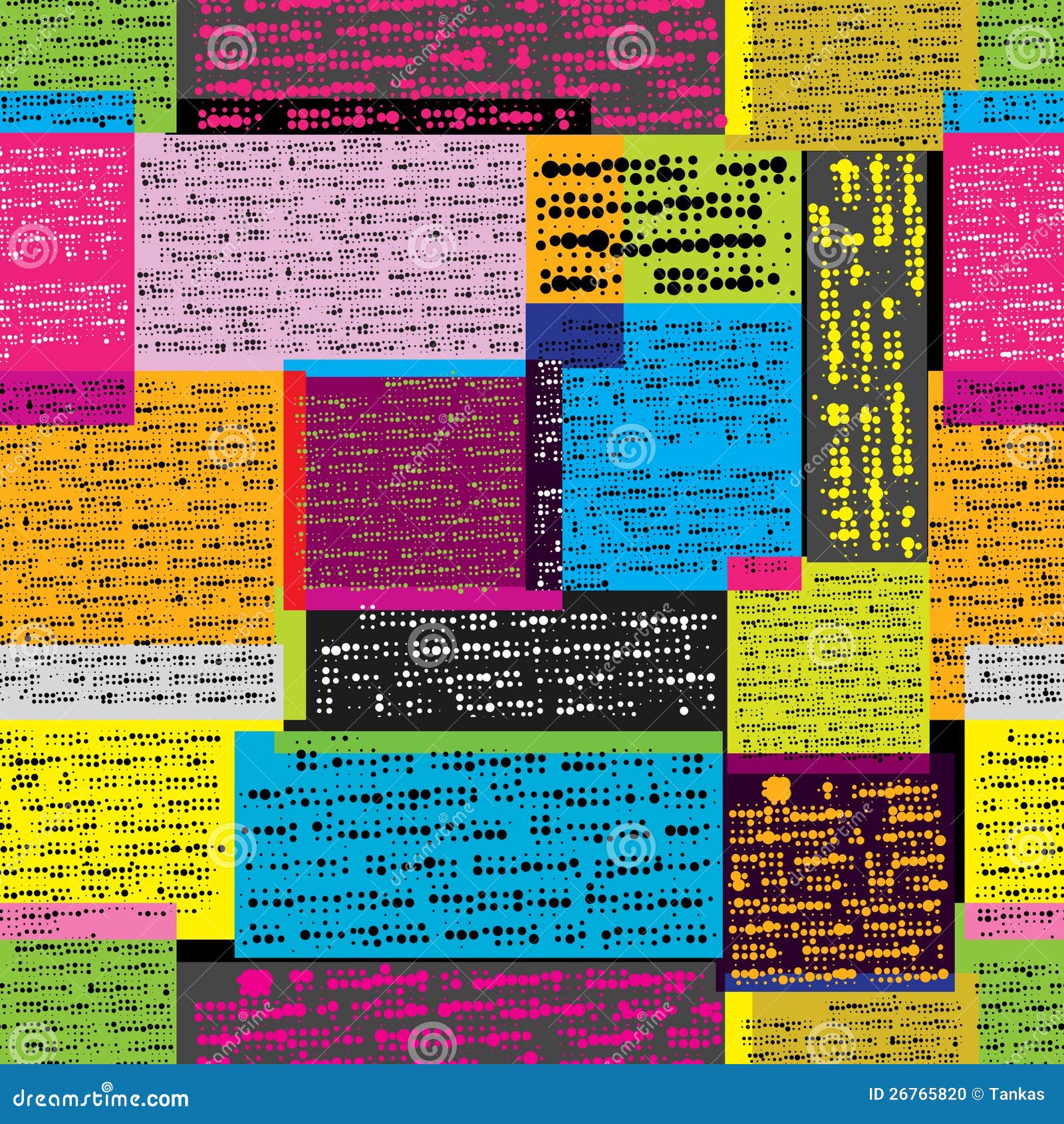 Colour newspaper pattern stock vector. Illustration of print 26765820