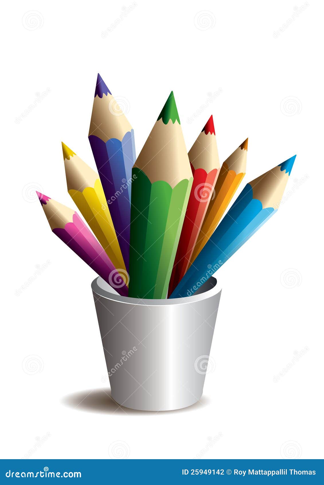 Colored Pencils With A Pencil Case Vector, Color Drawing, Pen Drawing,  Pencil Drawing PNG and Vector with Transparent Background for Free Download