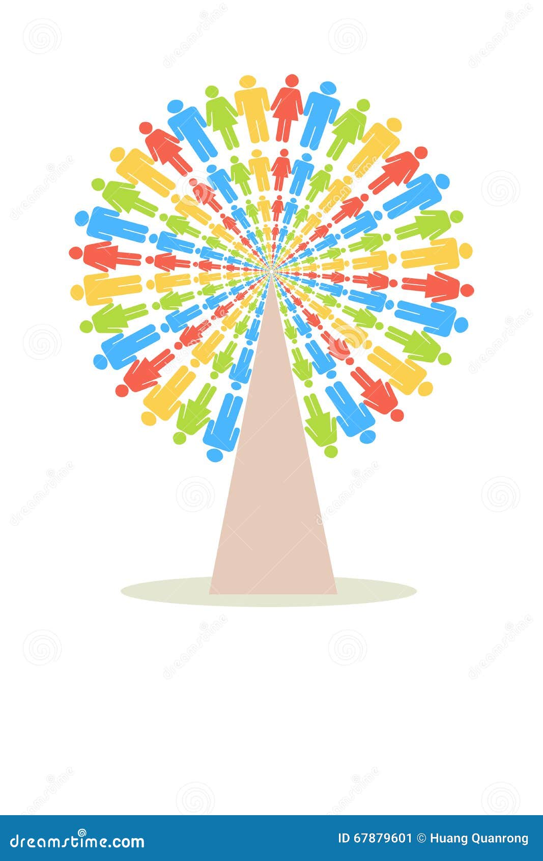 colour people tree