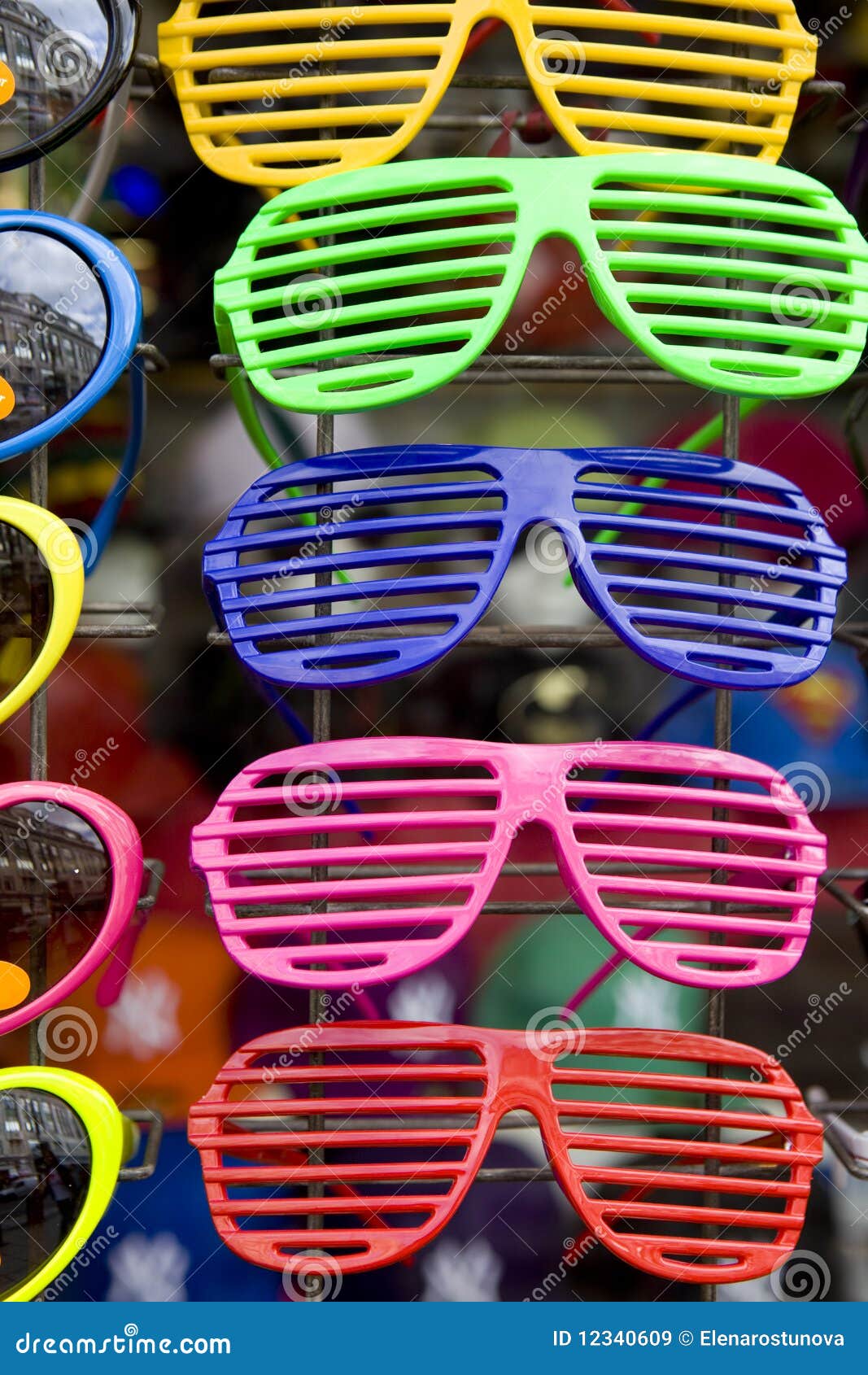 colour plastic glasses