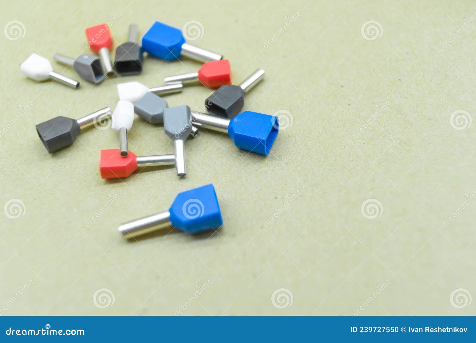 Coloured Crimp Terminals for Different Wire Sizes. Copper Sleeves for