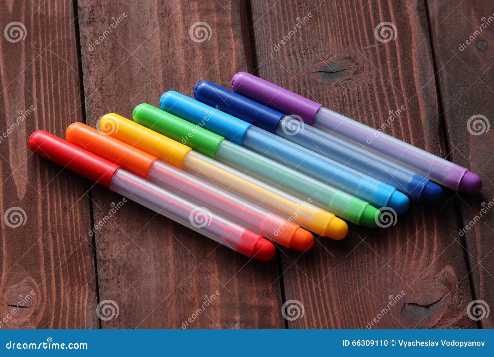 Coloured felttip pens stock photo. Image of felt, color 66309110