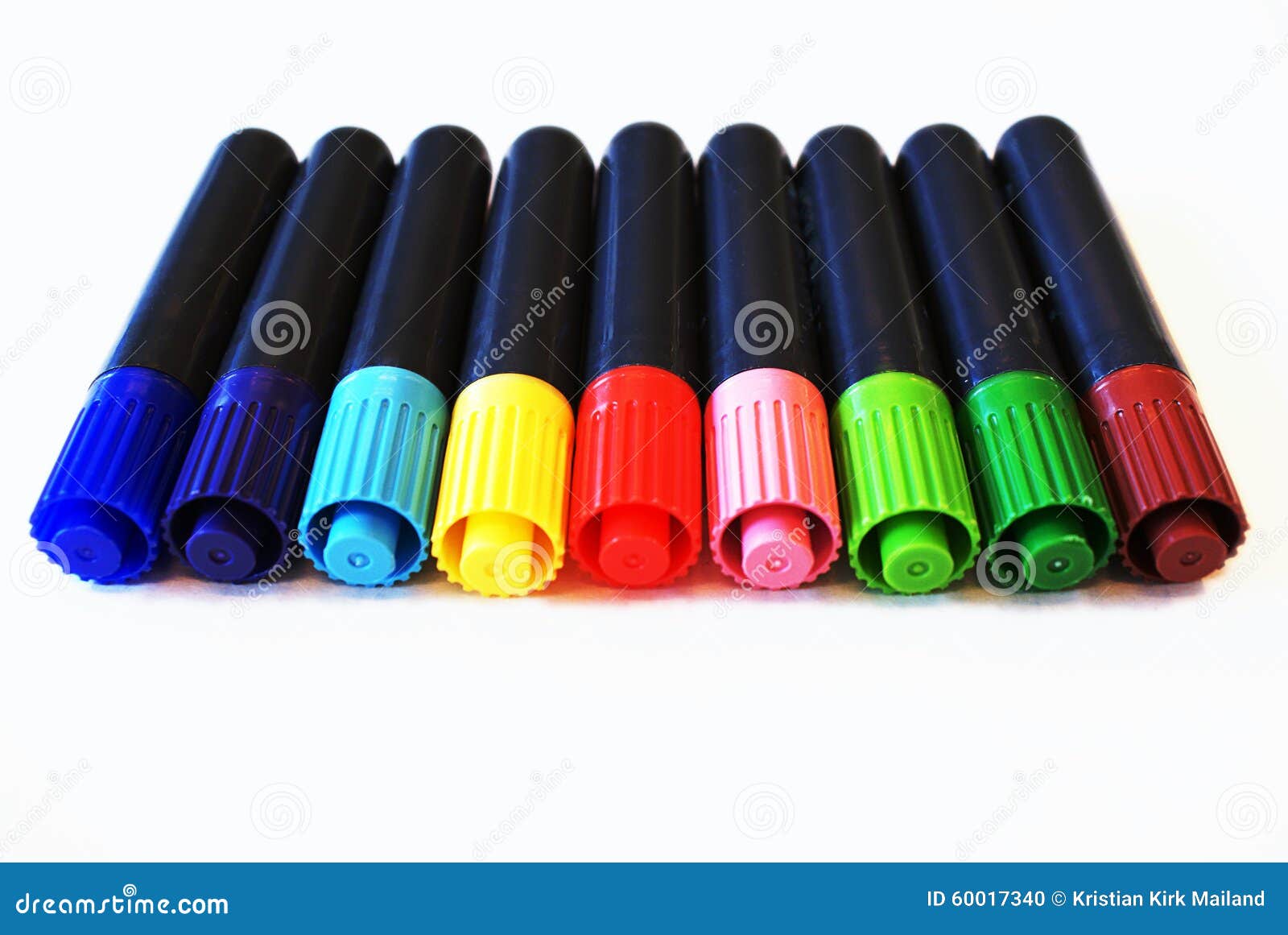 coloured filt pens