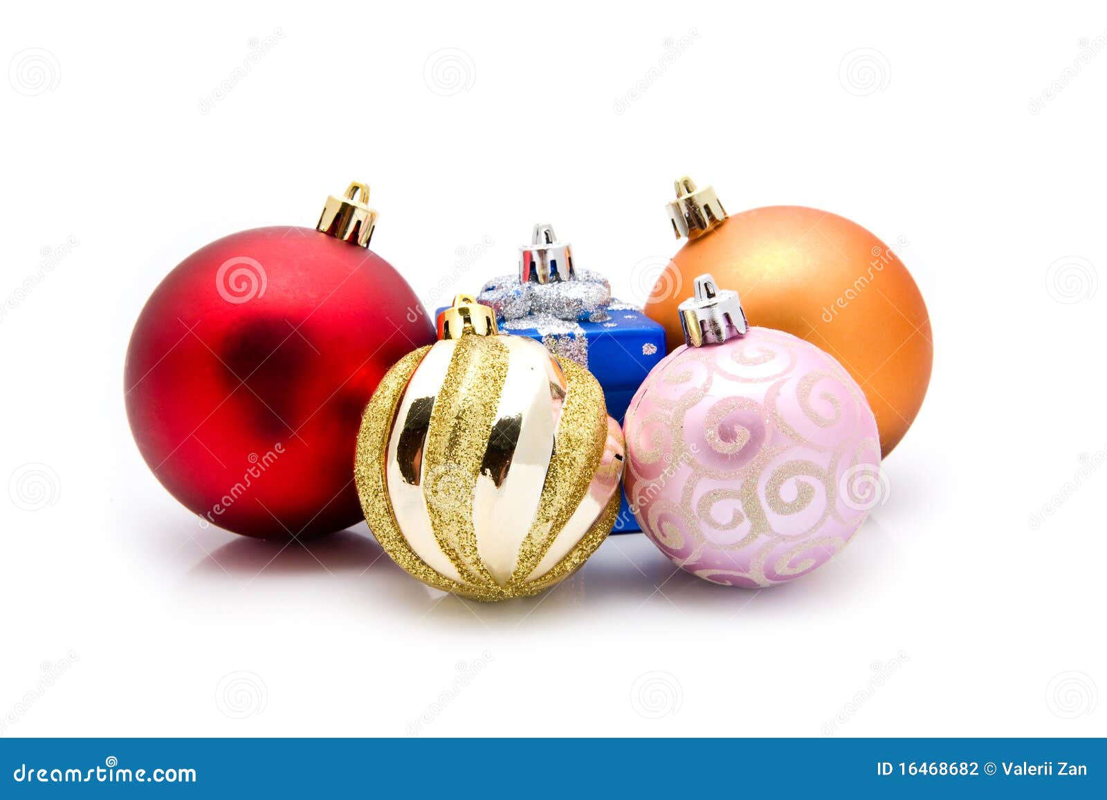 Coloured new-year balls stock photo. Image of traditional - 16468682