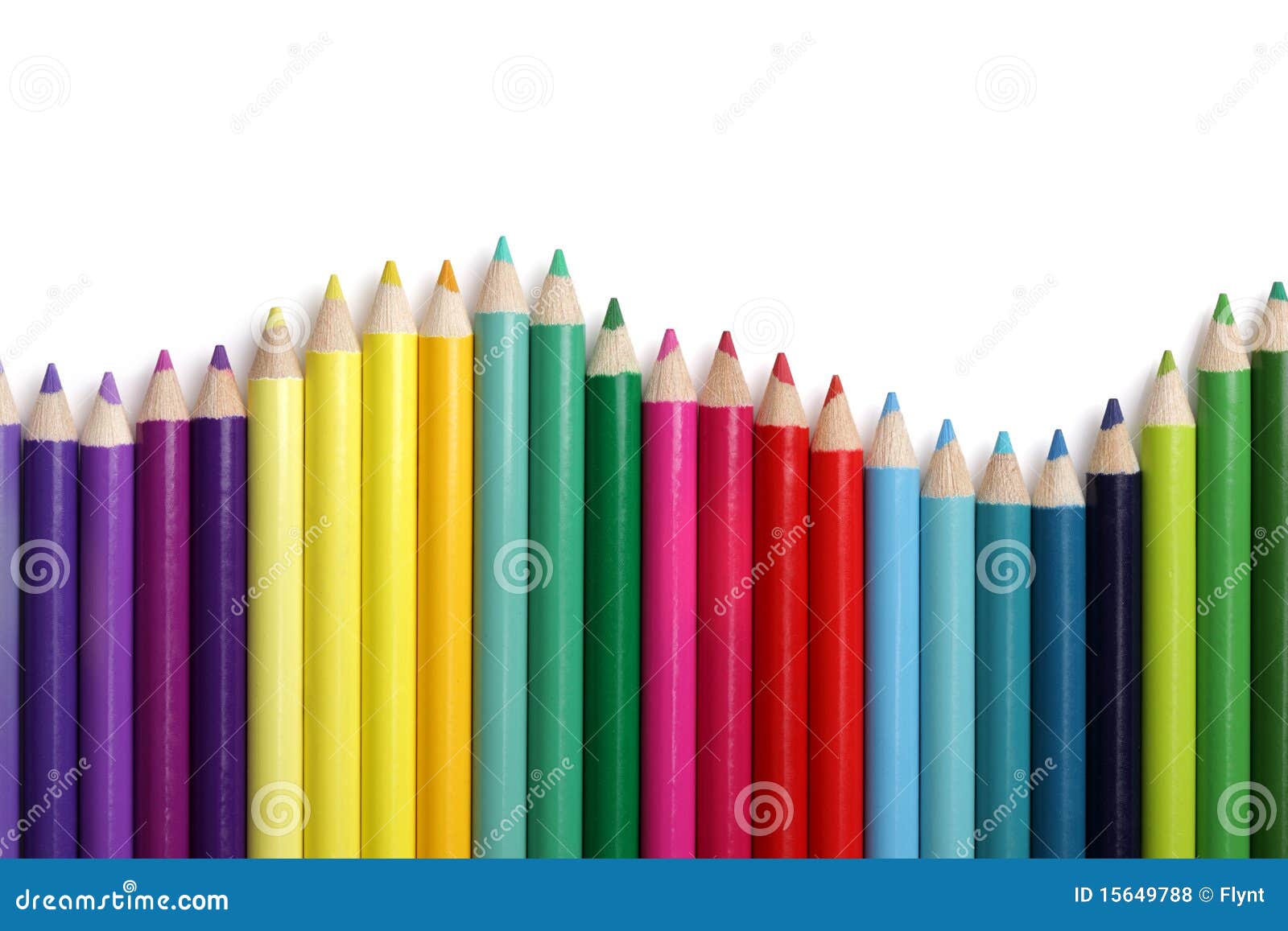 coloured pencil bar graph