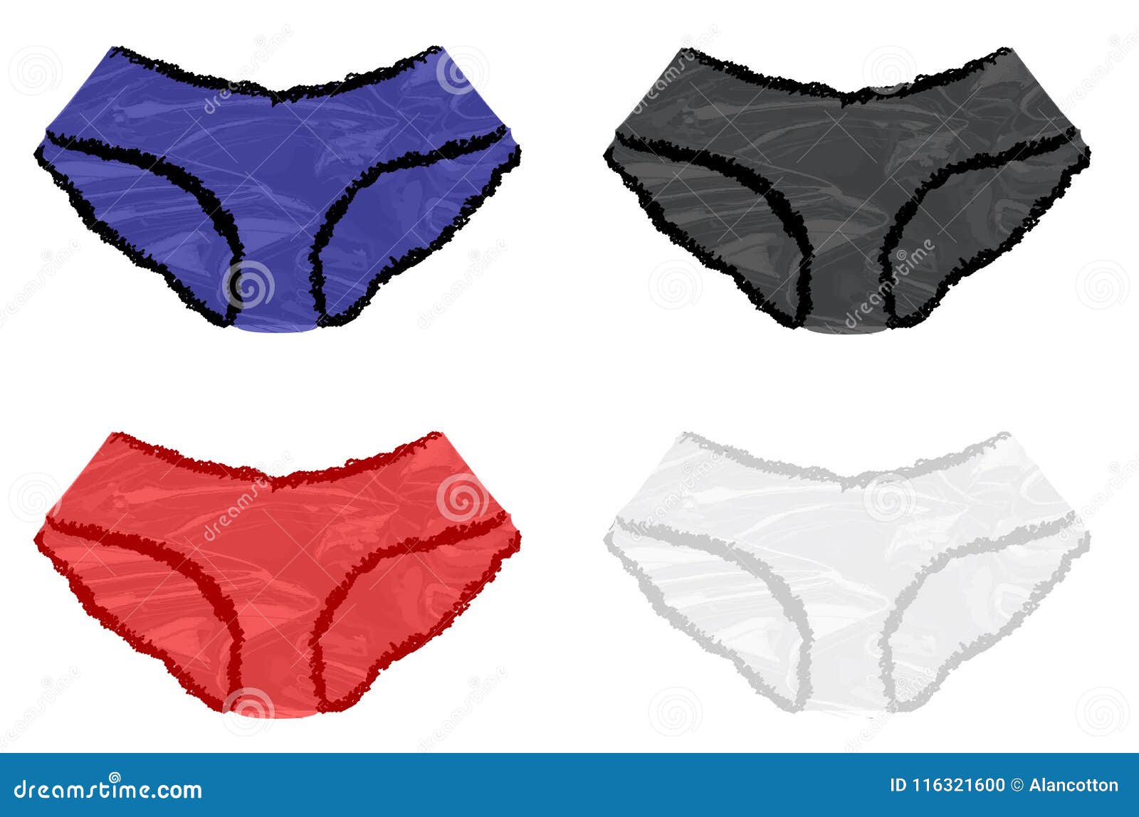 Satin Knickers Stock Illustrations – 26 Satin Knickers Stock