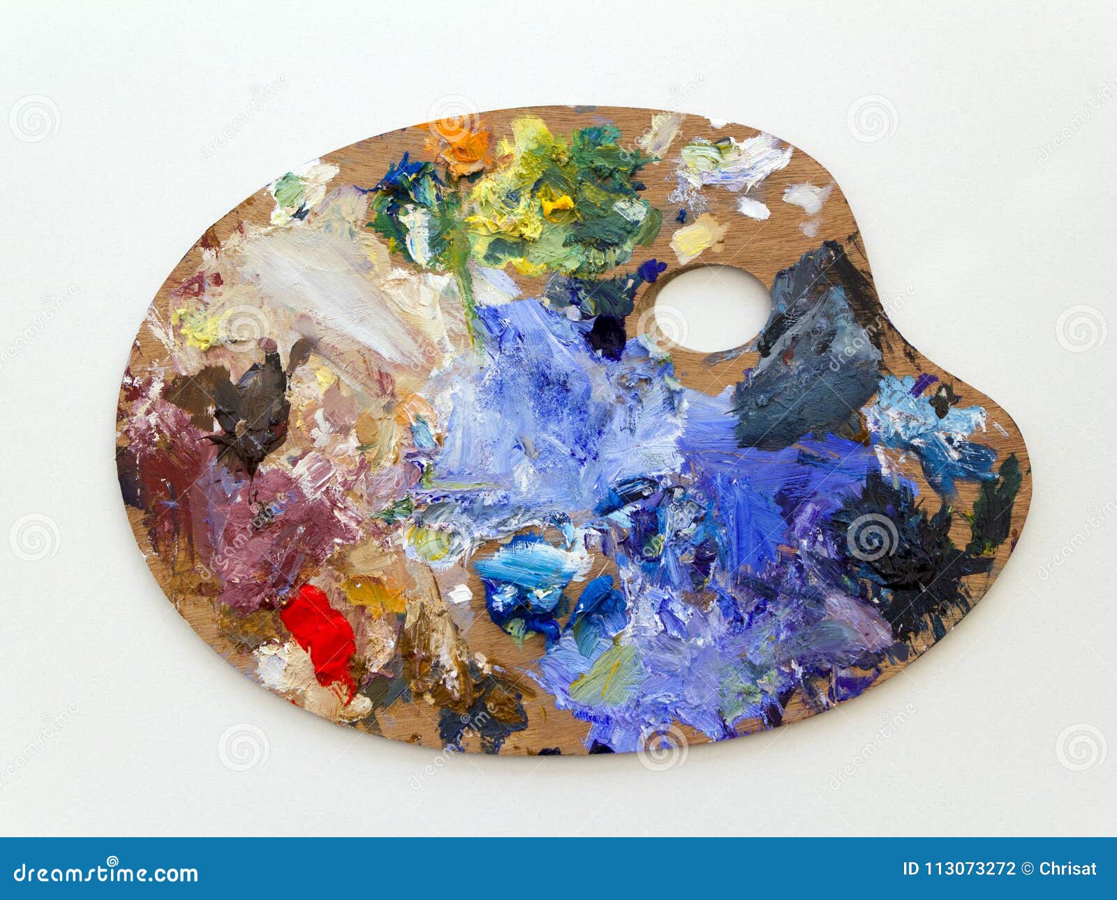 Artists Oil Painting Palette by Chrisat