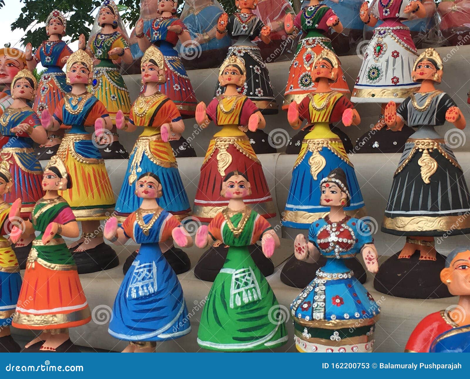 Thanjavur dolls stock image. Image of colourful, dolls - 162200753