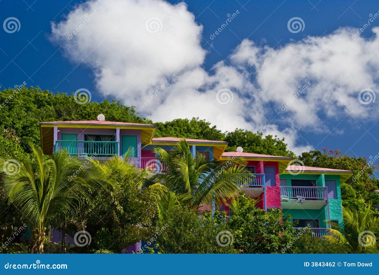 colourful condo villas