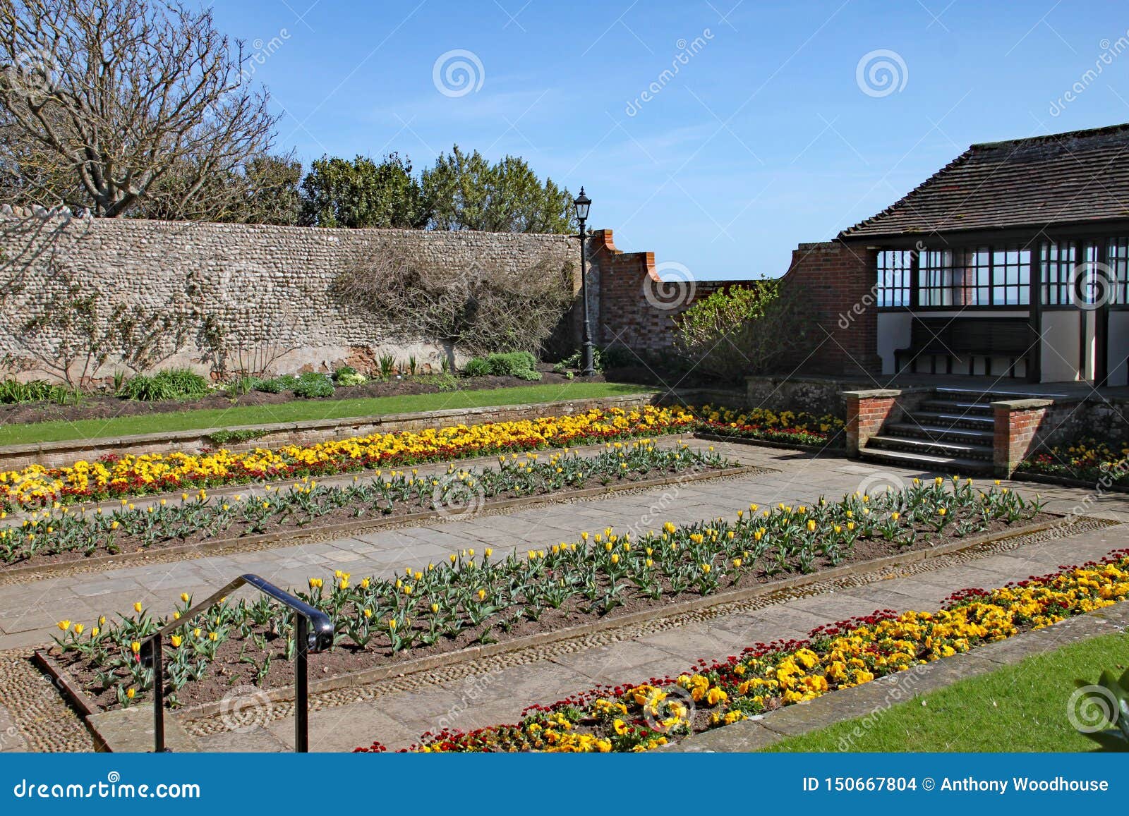 Connaught Gardens, Sidmouth, Devon, England RoyaltyFree Stock Image