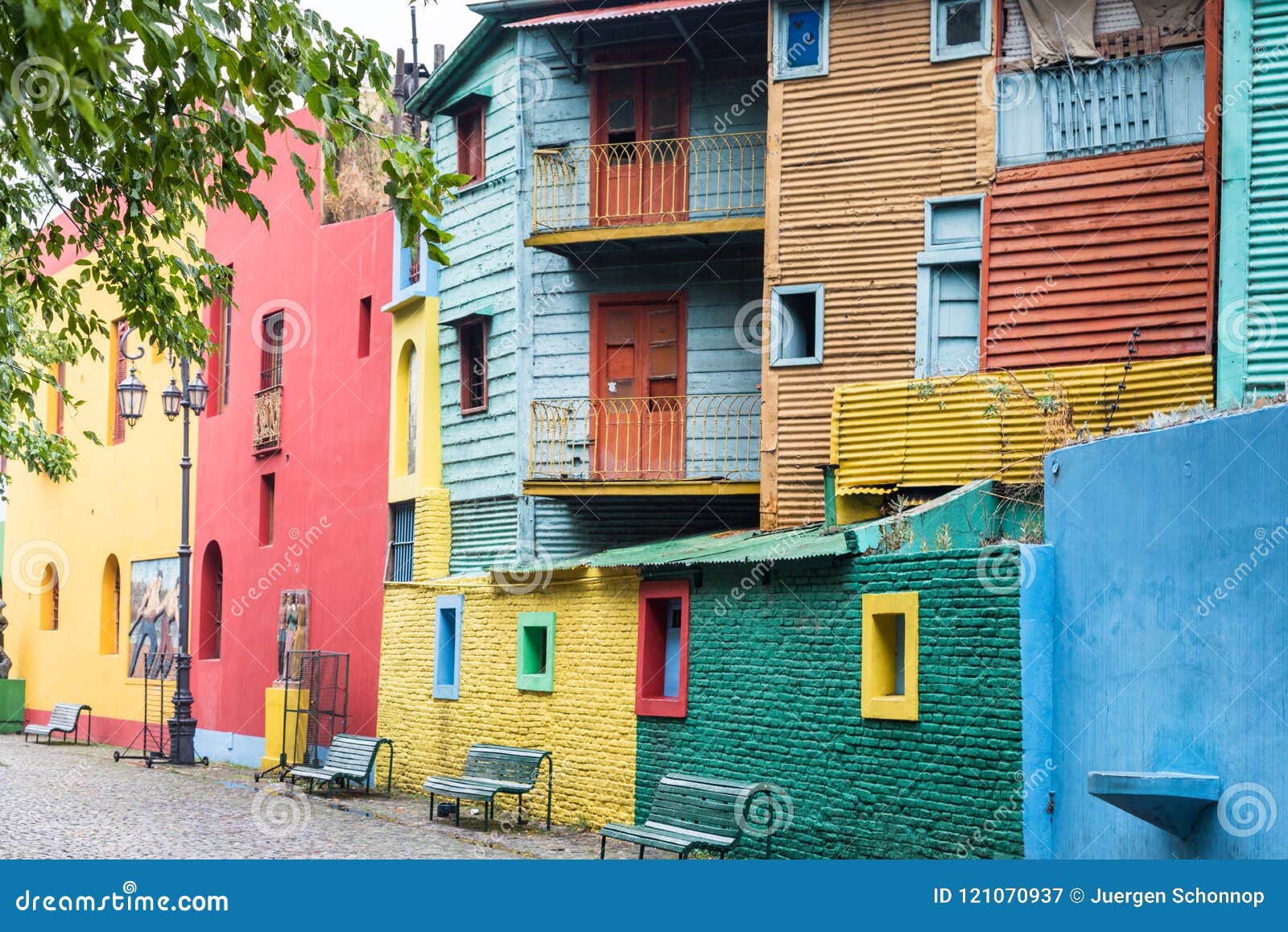 Colourful house at La Boca stock image. Image of laboca - 121070937