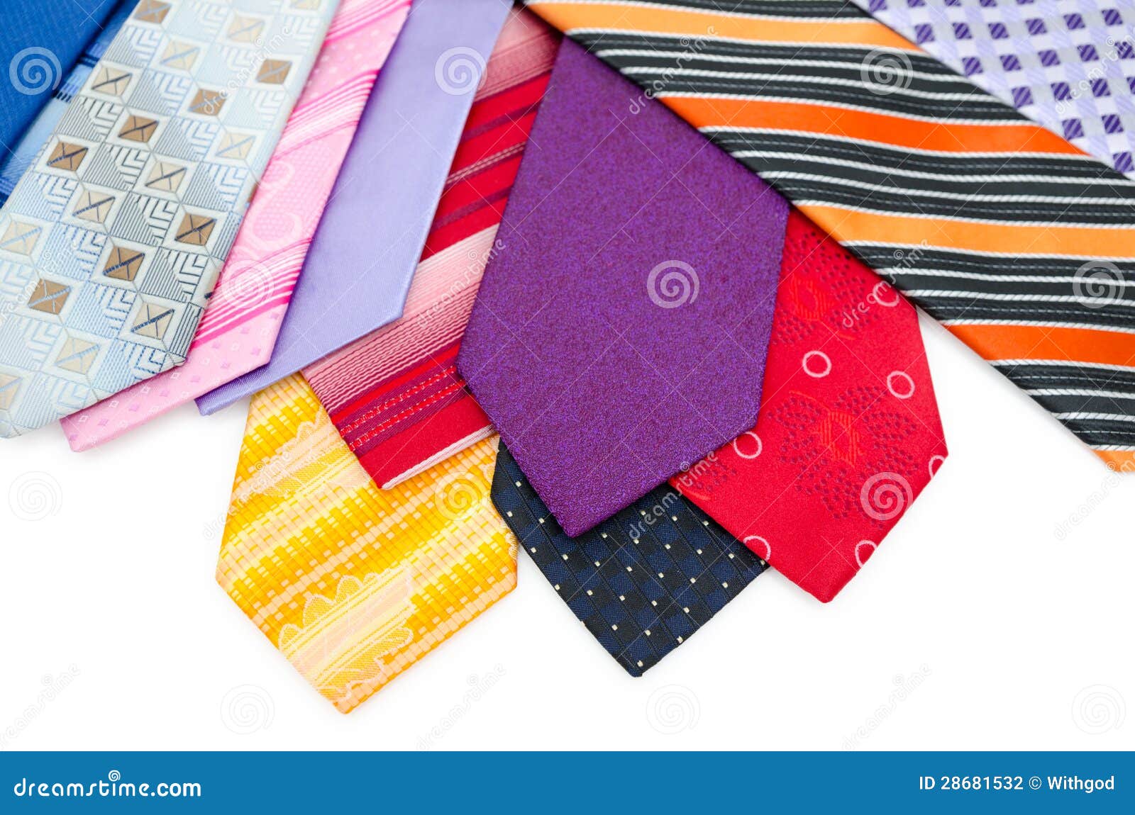 Colourful mens ties stock photo. Image of pink, textile - 28681532
