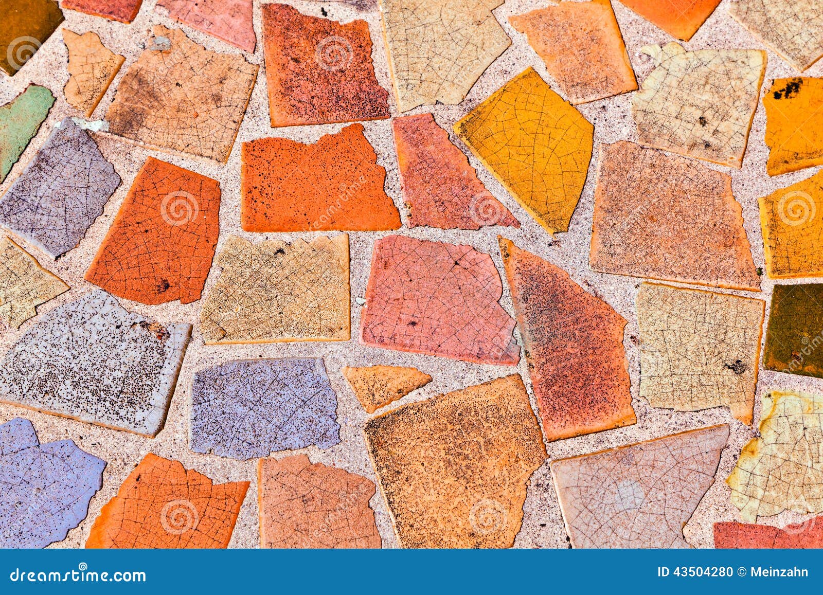 Colourful mosaic floor stock photo. Image of miami, outdoor 43504280