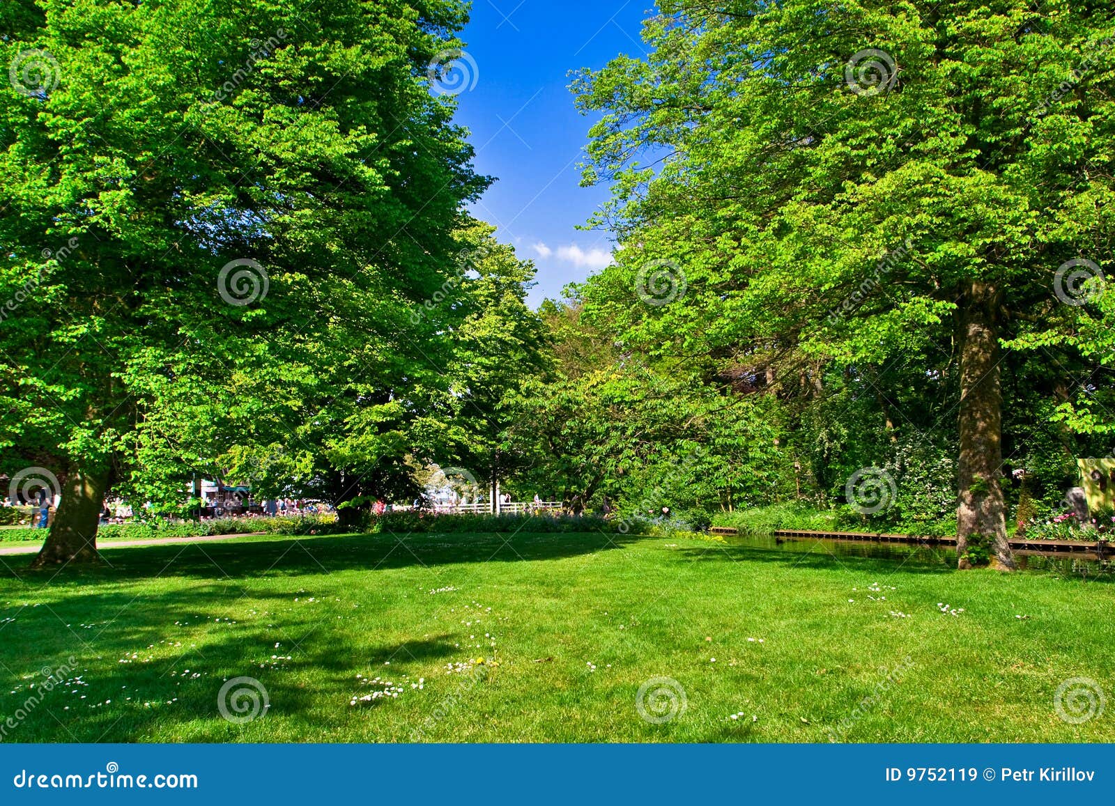 Colourful Park in Spring Time. Stock Image - Image of beauty, grass ...