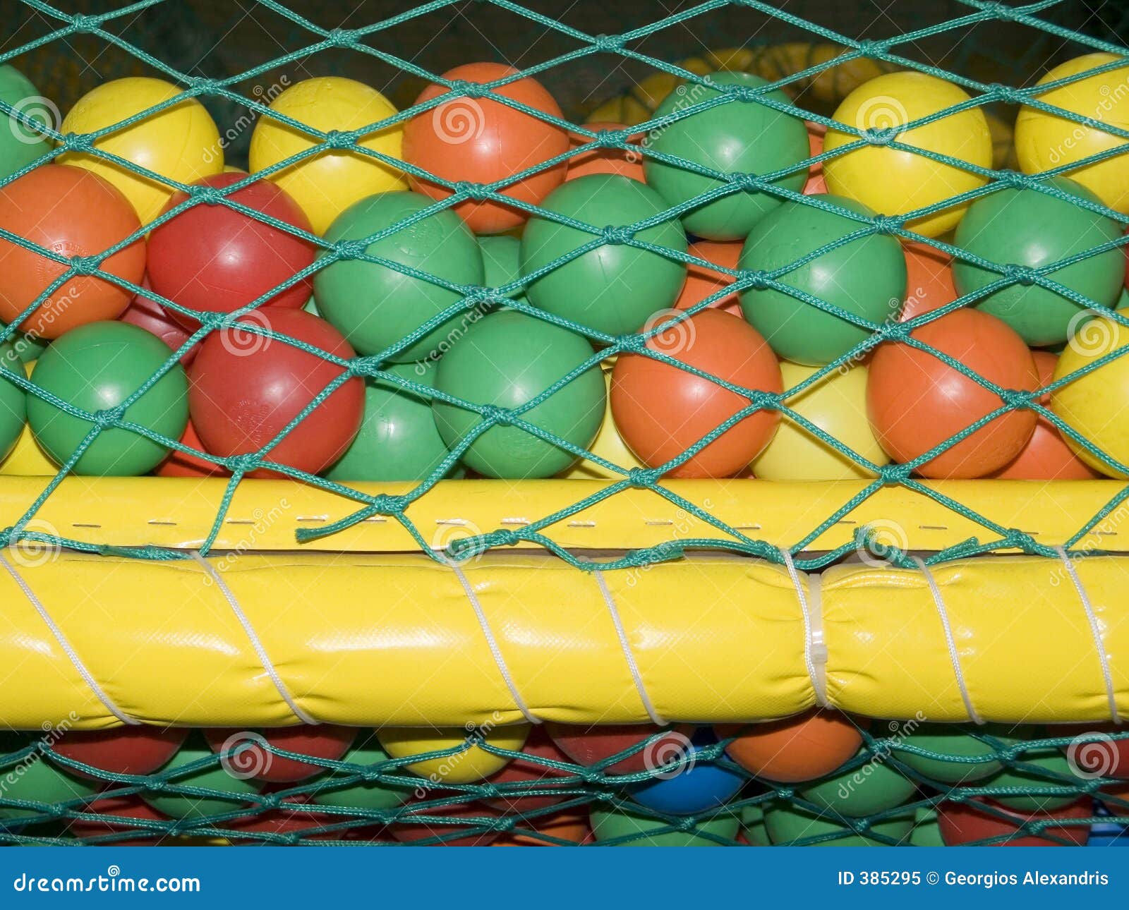 Colourful Plastic Playground Balls Stock Image Image of little
